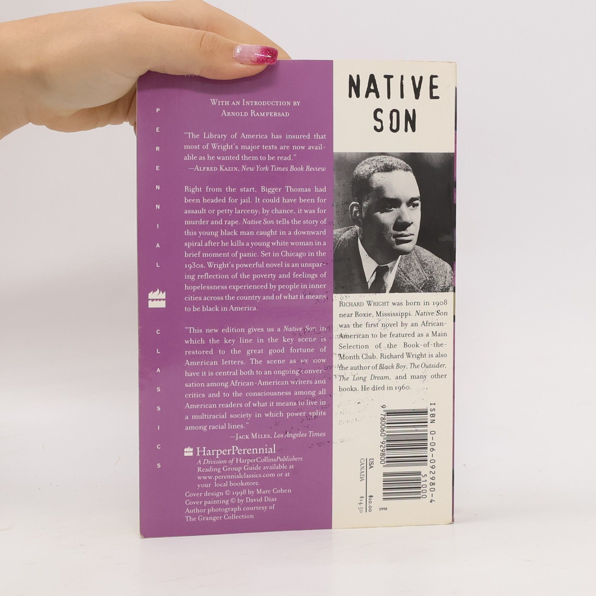 Richard A. Wright Perennial Classics: Native Son: The Restored Text Established By The Library Of America