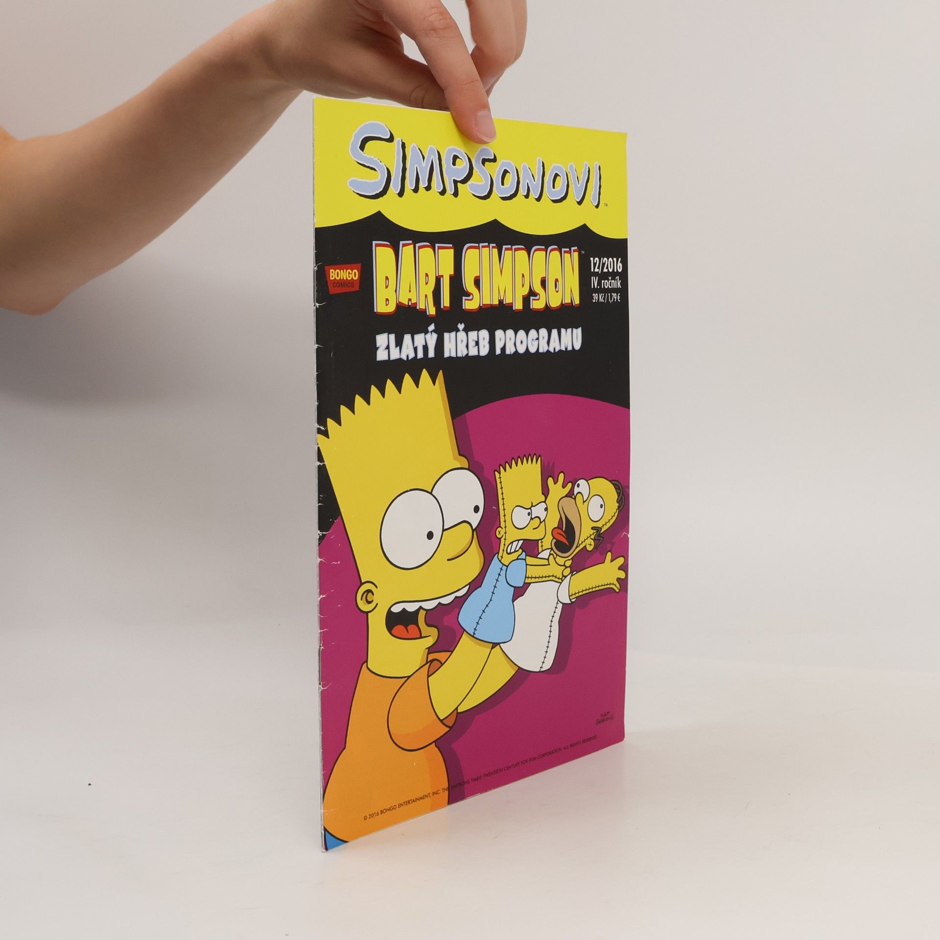 Petr Putna Bart Simpson Zlatý hřeb programu