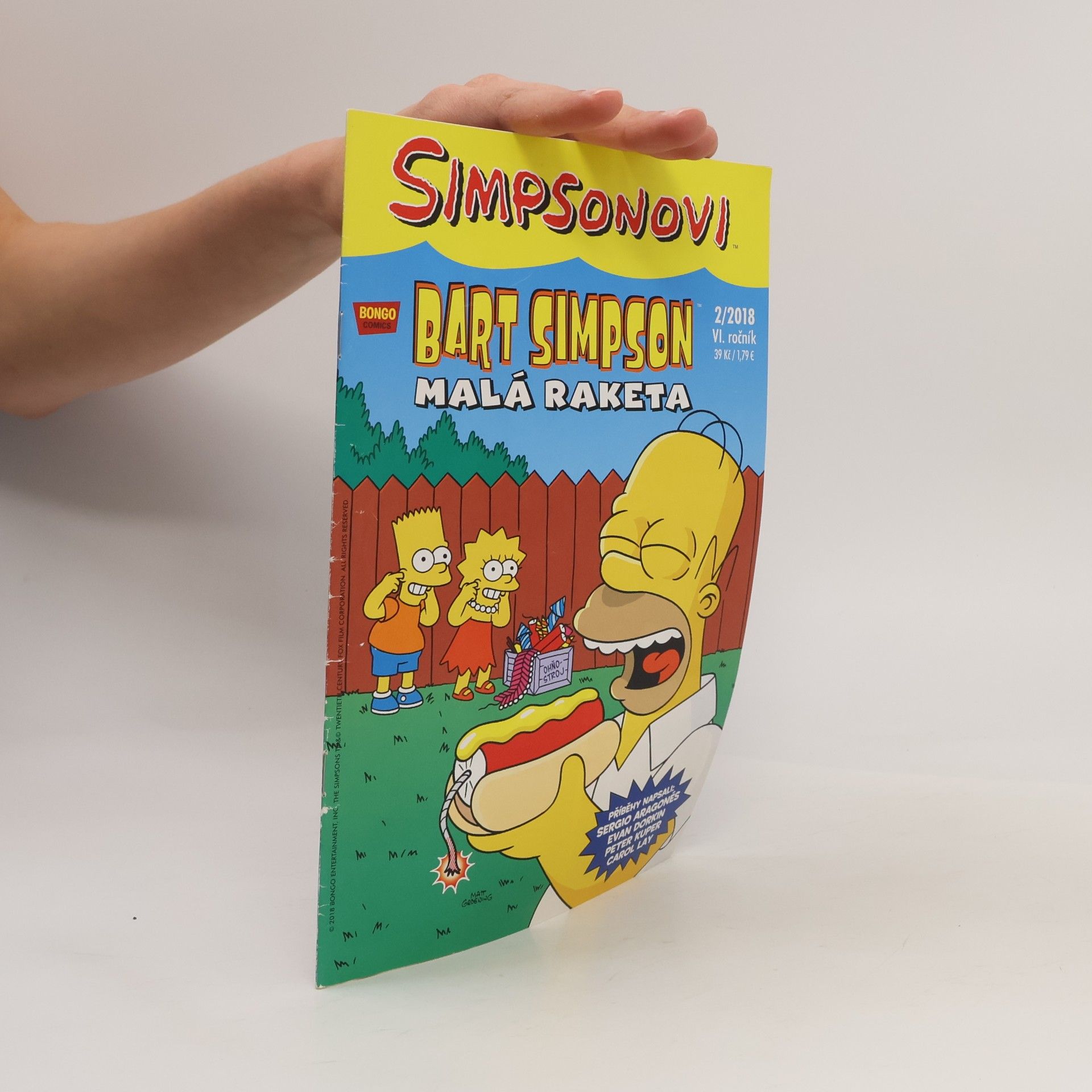 Matt Groening Simpsonovi - Bart Simpson 2/2018 - Malá raketa