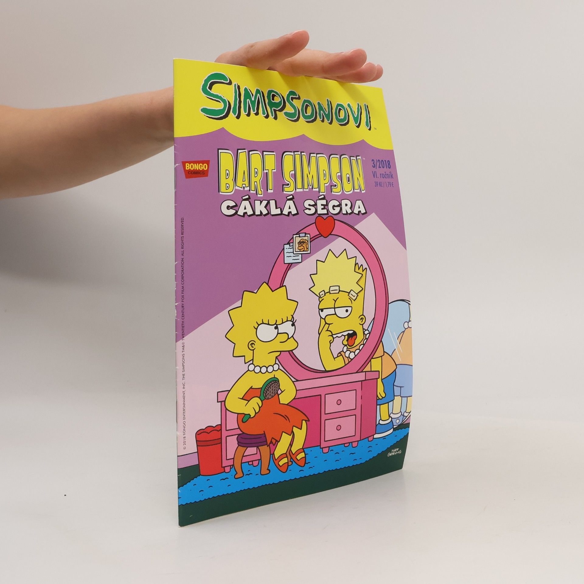 Matt Groening Simpsonovi - Bart Simpson 3/2018 - Cáklá ségra