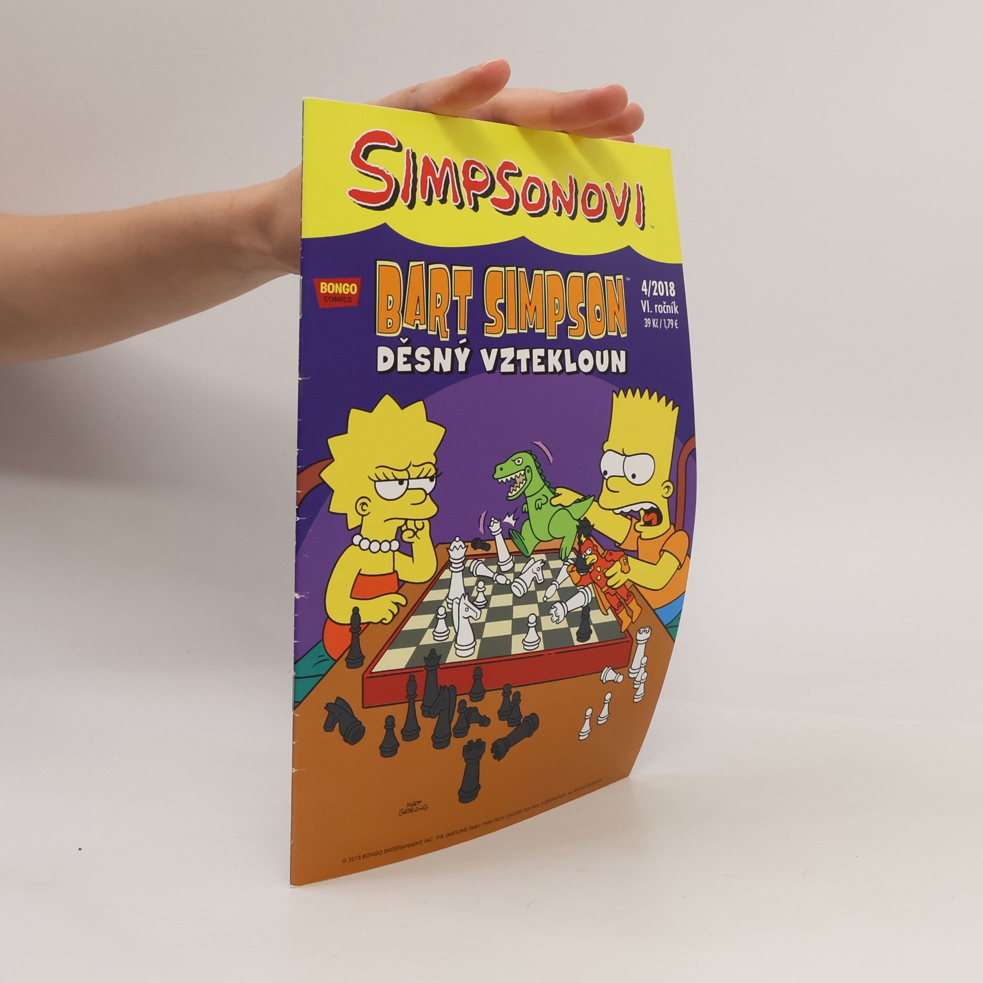 Matt Groening Bart Simpson 4/2018. Děsný vztekloun