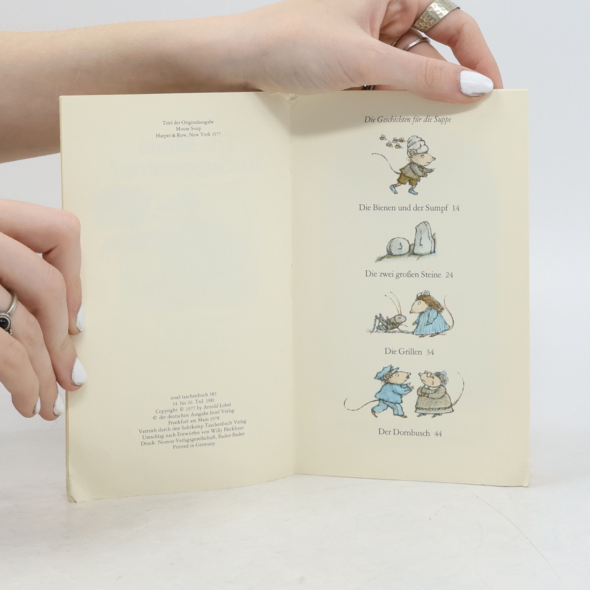 Arnold Lobel Die Maus im Suppentopf.