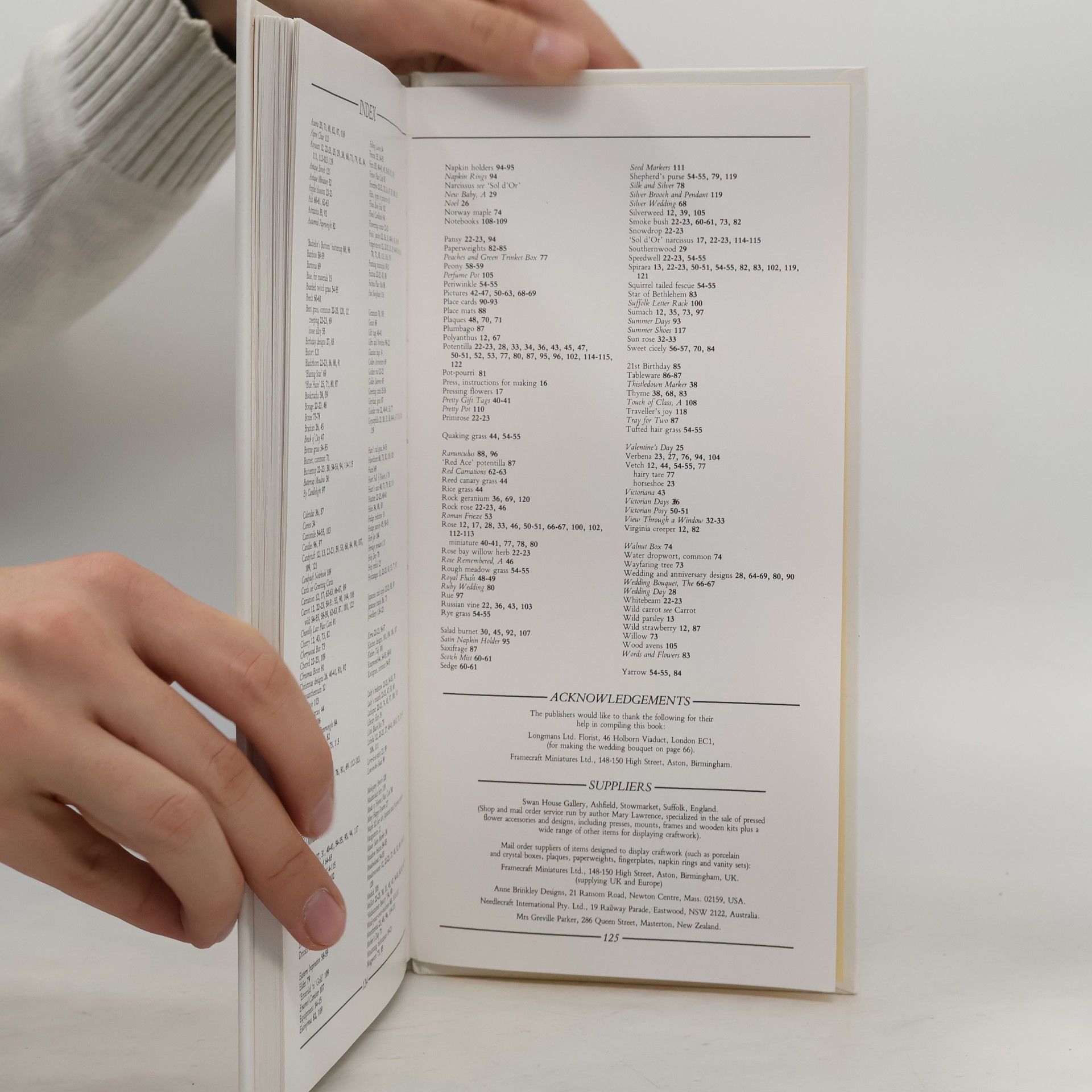 Mary Lawrence The Creative Book of Pressed Flowers