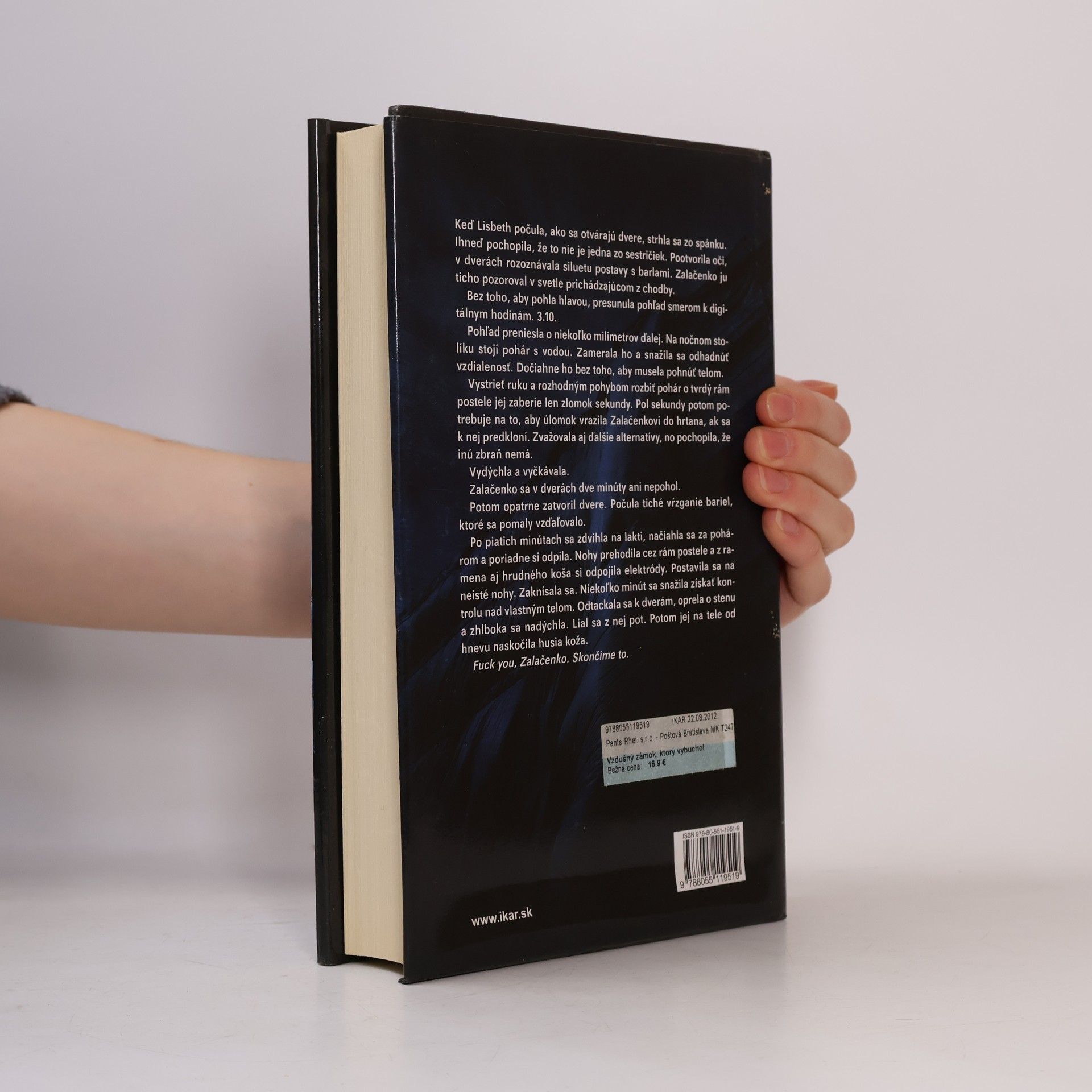 Stieg Larsson Vzdušný zámok, ktorý vybuchol
