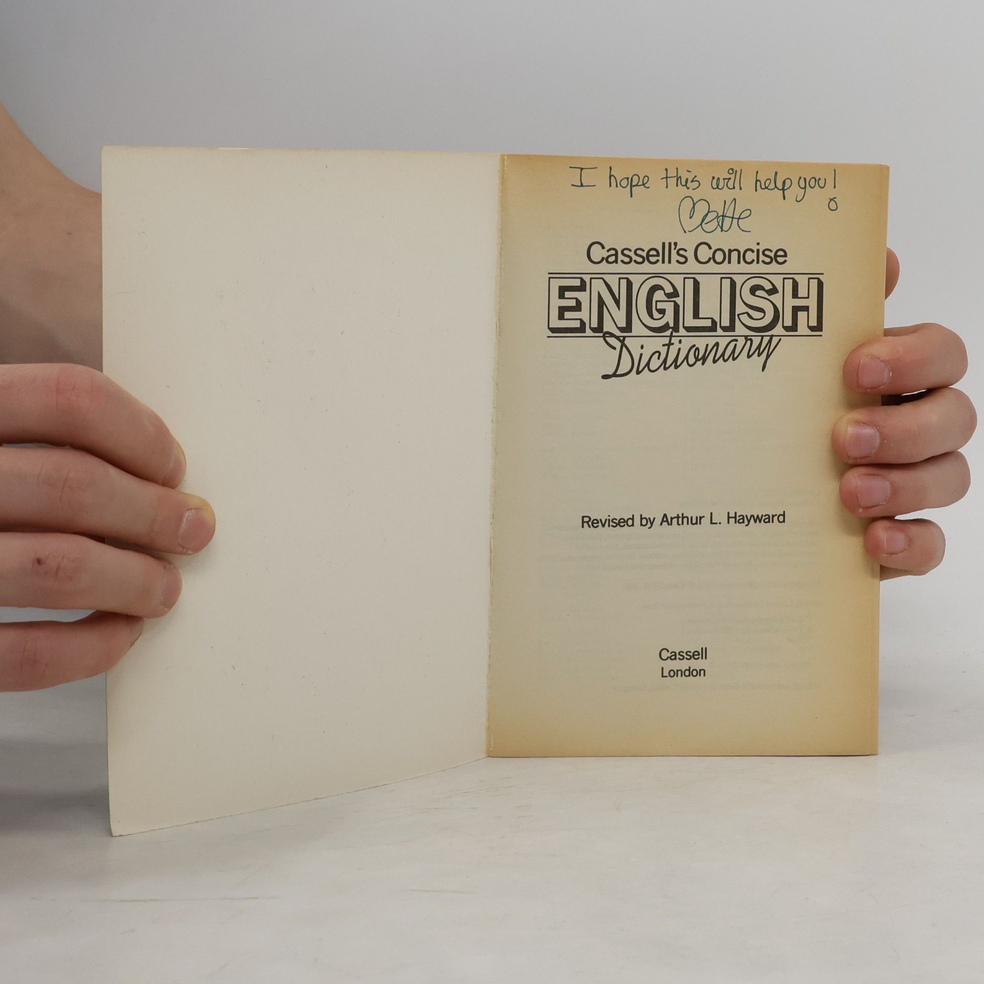 Arthur Lawrence Cassell Concise English Dictionary