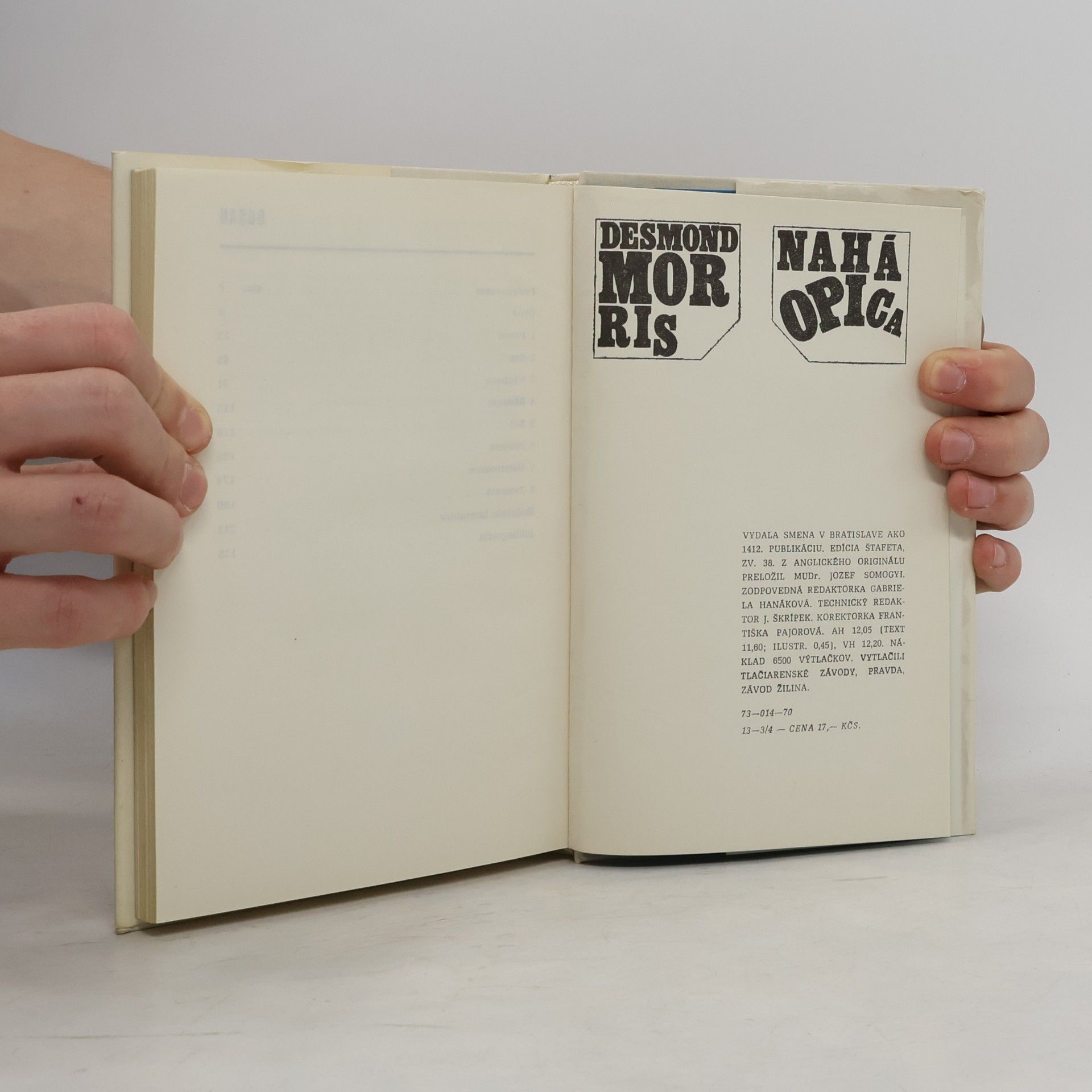 Desmond Morris Nahá opica