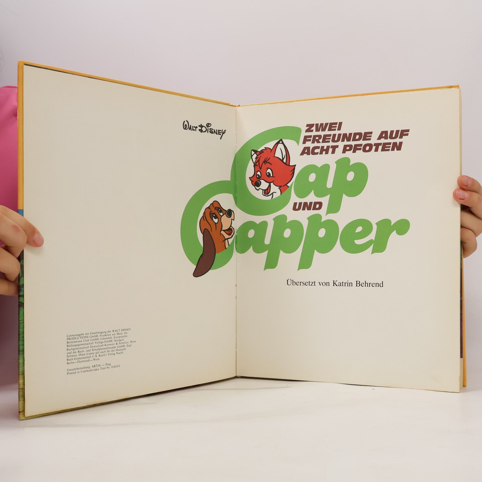 Walt Disney Cap und Capper. Zwei Freunde auf acht Pfoten