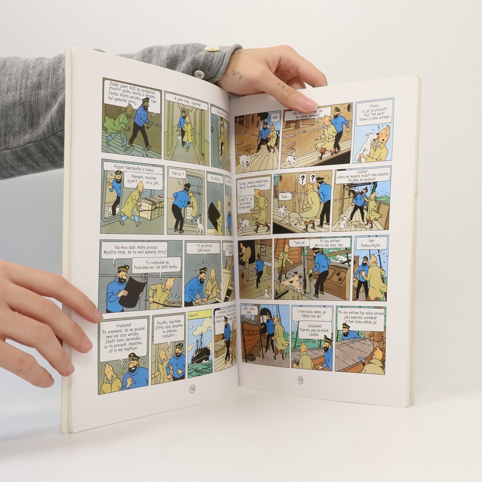 Hergé Poklad Rudého Rackhama