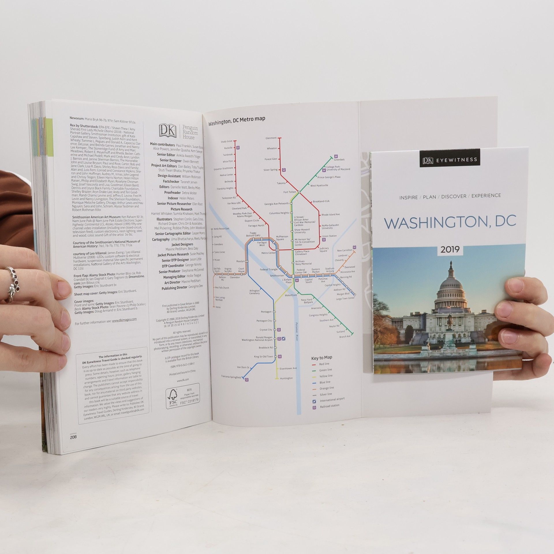 Paul Franklin DK Eyewitness Travel Guide Washington, DC 2019