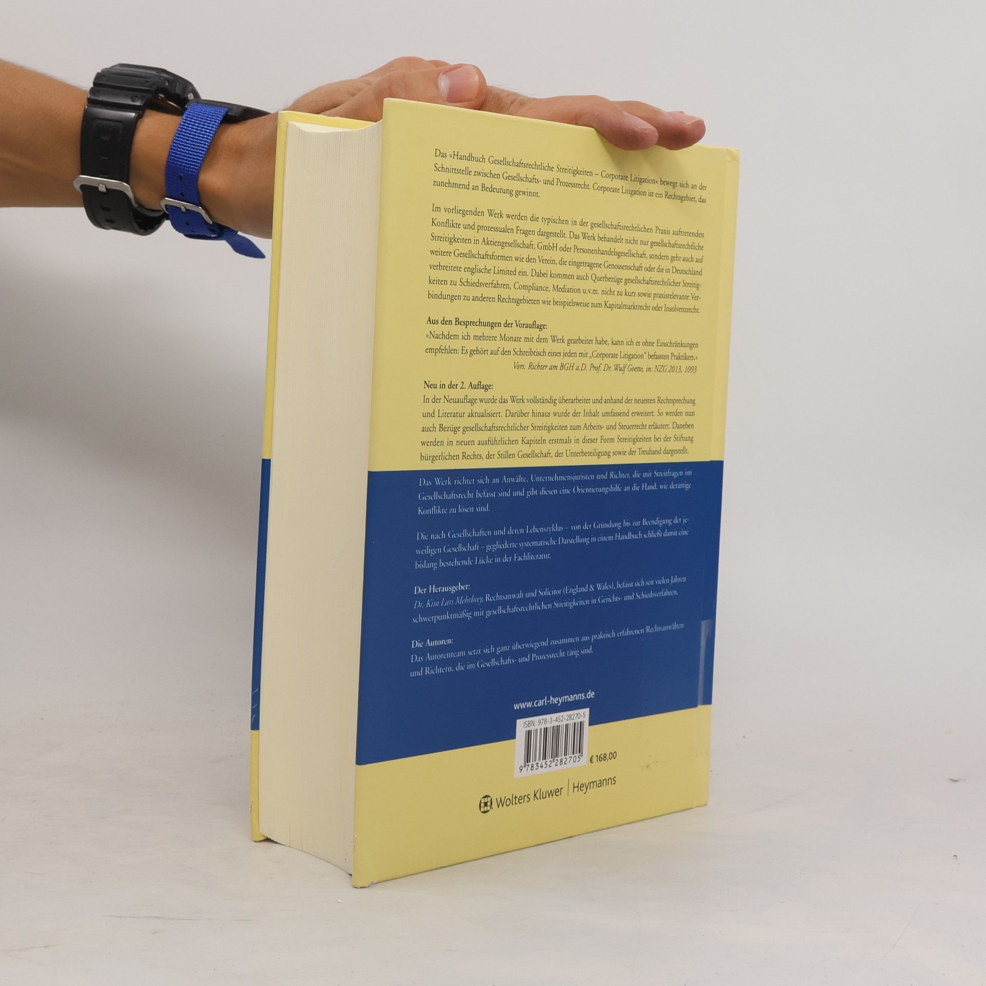 Kim Lars Mehrbrey Handbuch gesellschaftsrechtliche Streitigkeiten: Corporate Litigation - 2. Auflage