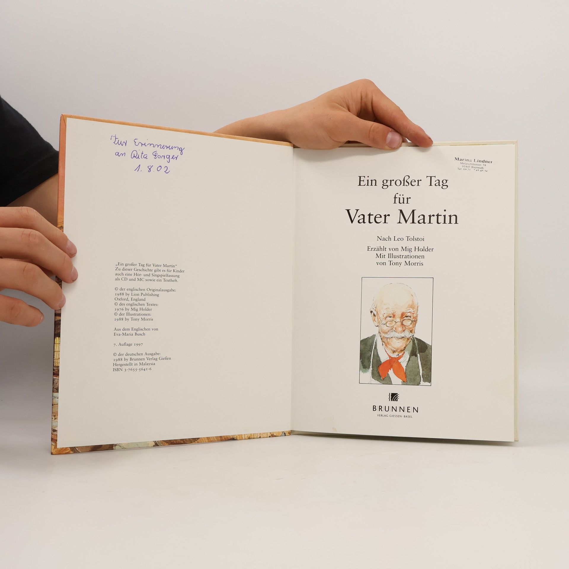 Lev Nikolajevitsj Tolstoj Ein großer Tag für Vater Martin