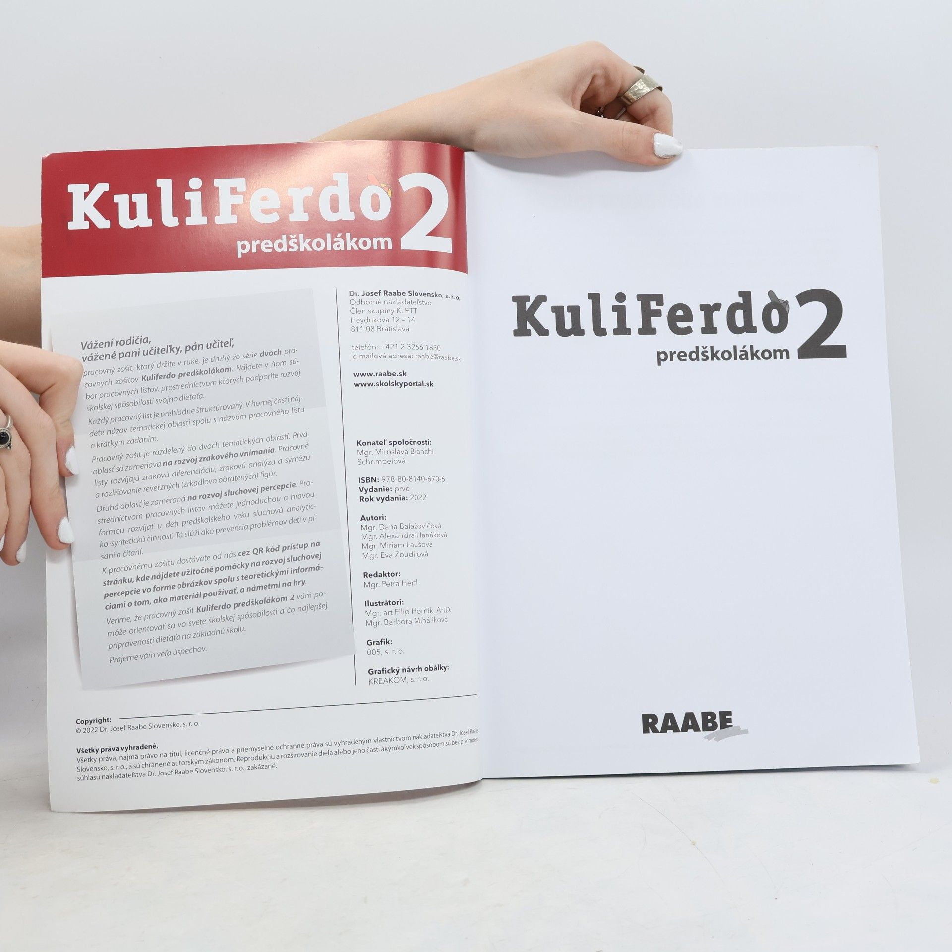 Dana Balažovičová Kuliferdo - 2: Predškolákom