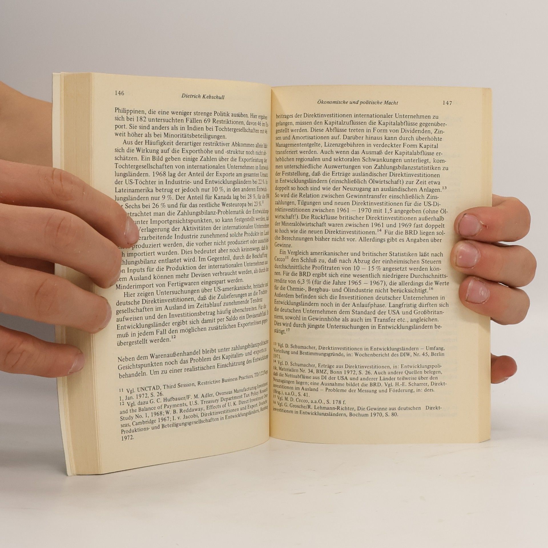Dietrich Kebschull Fischer-Athenäum-Taschenbücher - 5013: Multinationale Unternehmen