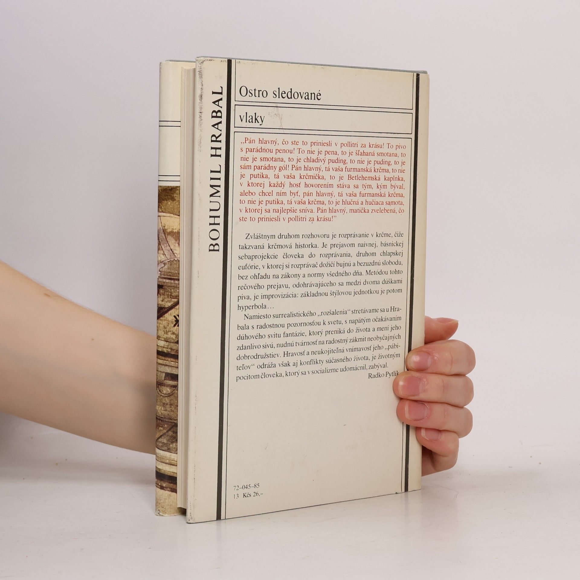 Bohumil Hrabal Ostro sledované vlaky