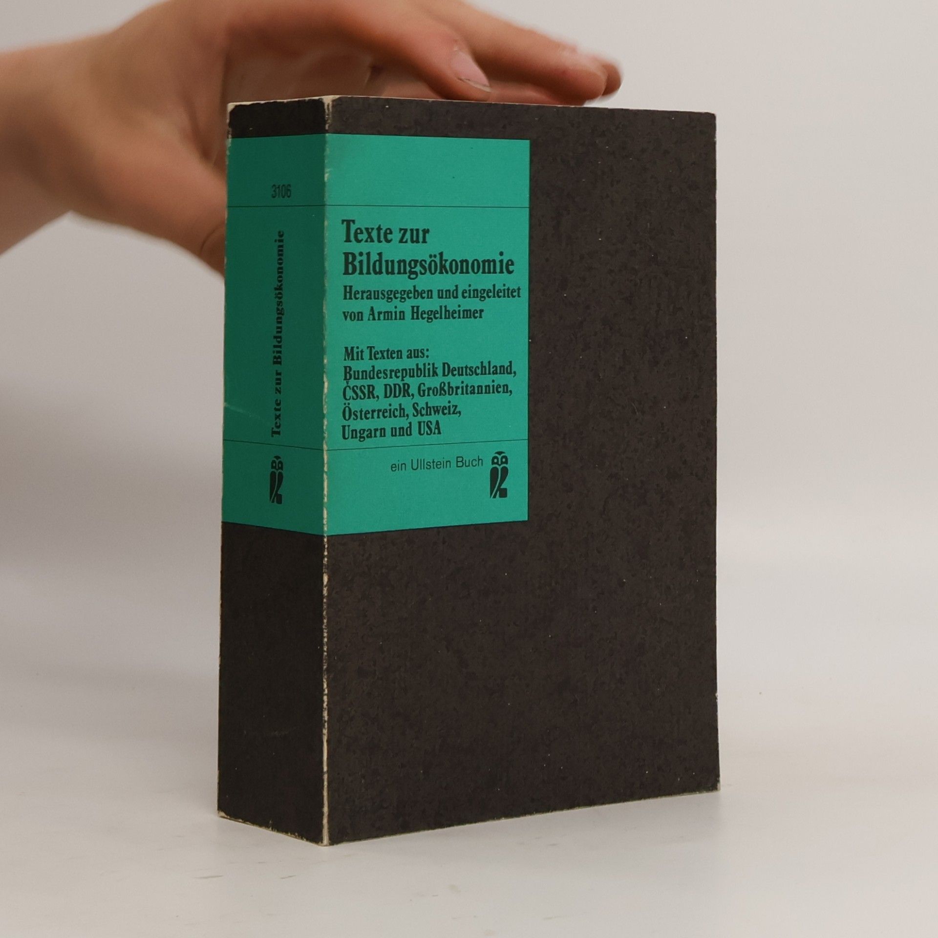 Armin Hegelheimer Ullstein-Buch - 3106: Texte zur Bildungsökonomie
