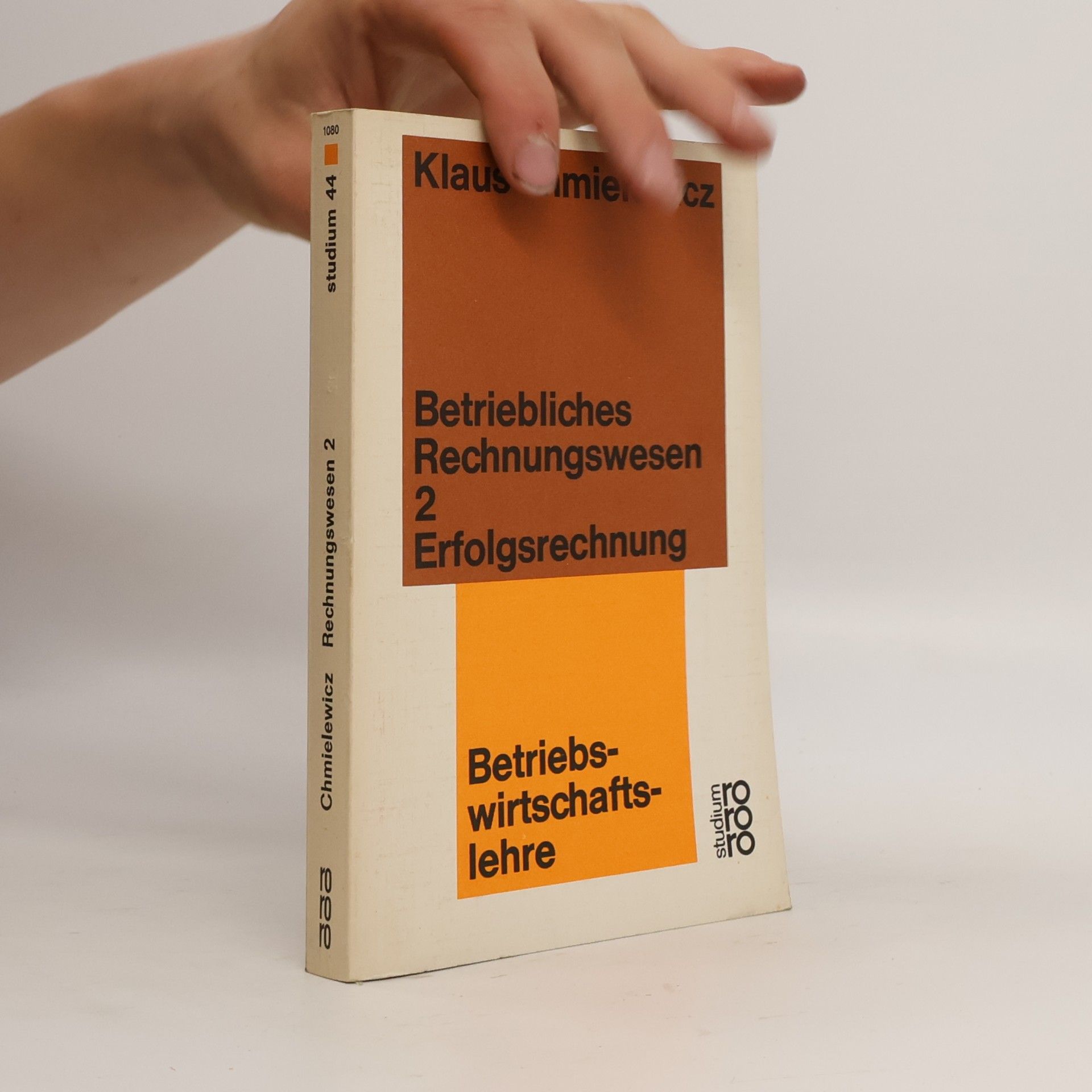 Klaus Chmielewicz Betriebliches Rechnungswesen