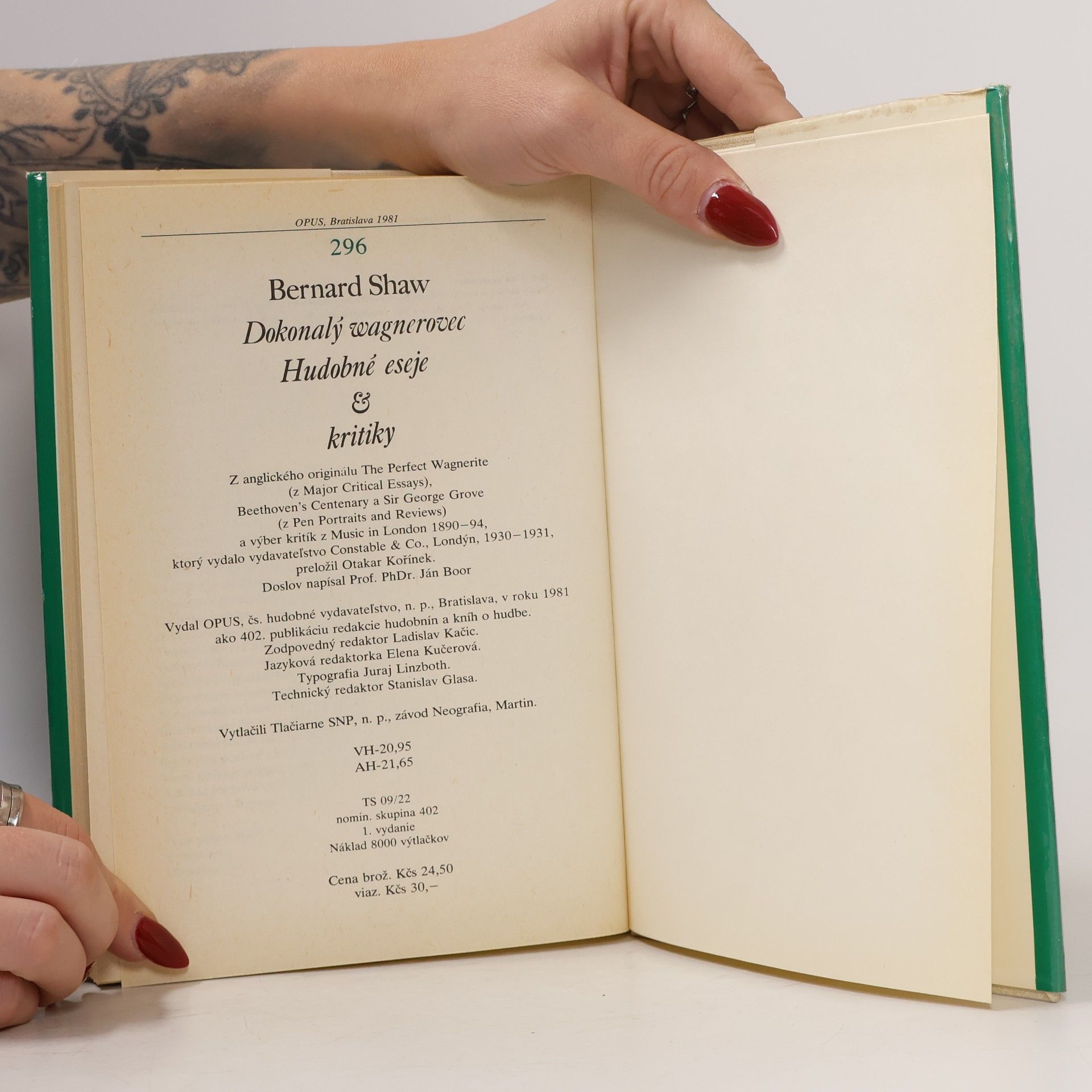 George Bernard Shaw Dokonalý wagnerovec : hudobné eseje a kritiky