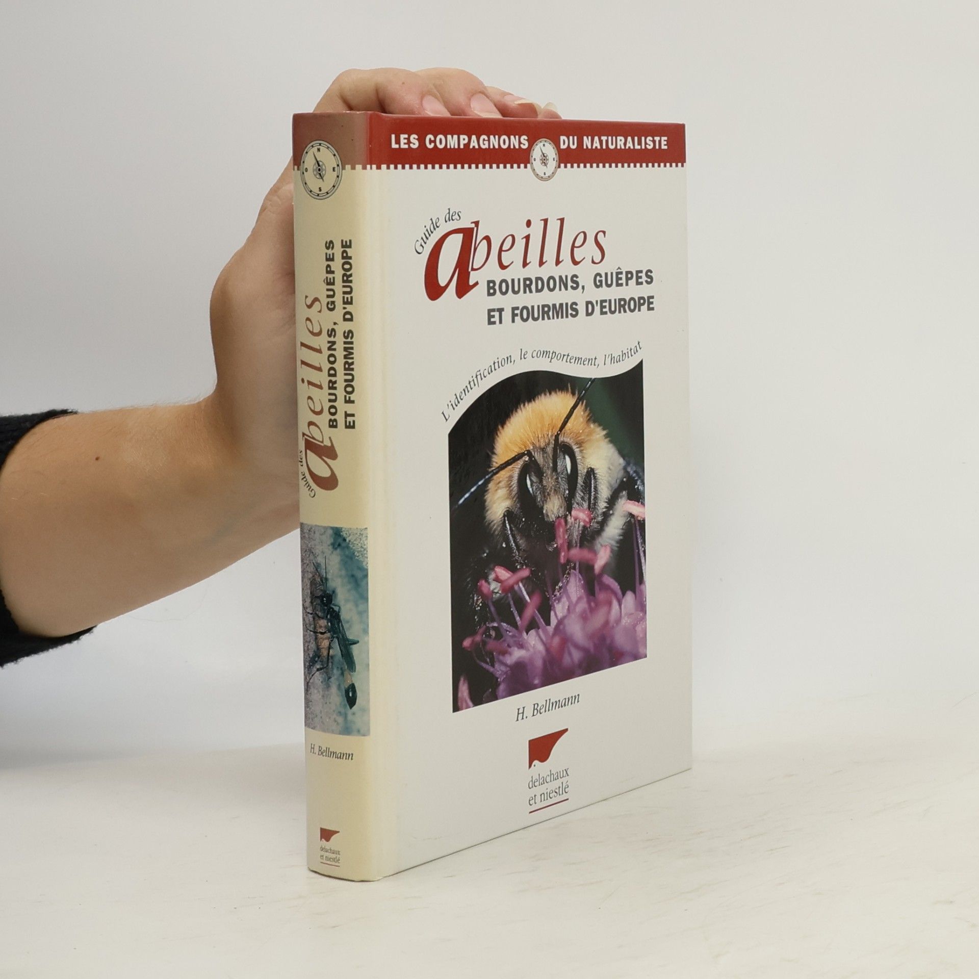 Heiko Bellmann Guide des abeilles, bourdons, guêpes et fourmis d'Europe