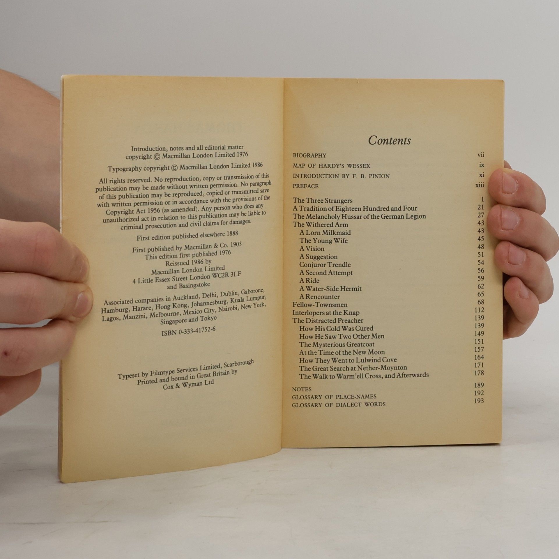 Thomas Hardy The New Wessex Thomas Hardy: Wessex Tales