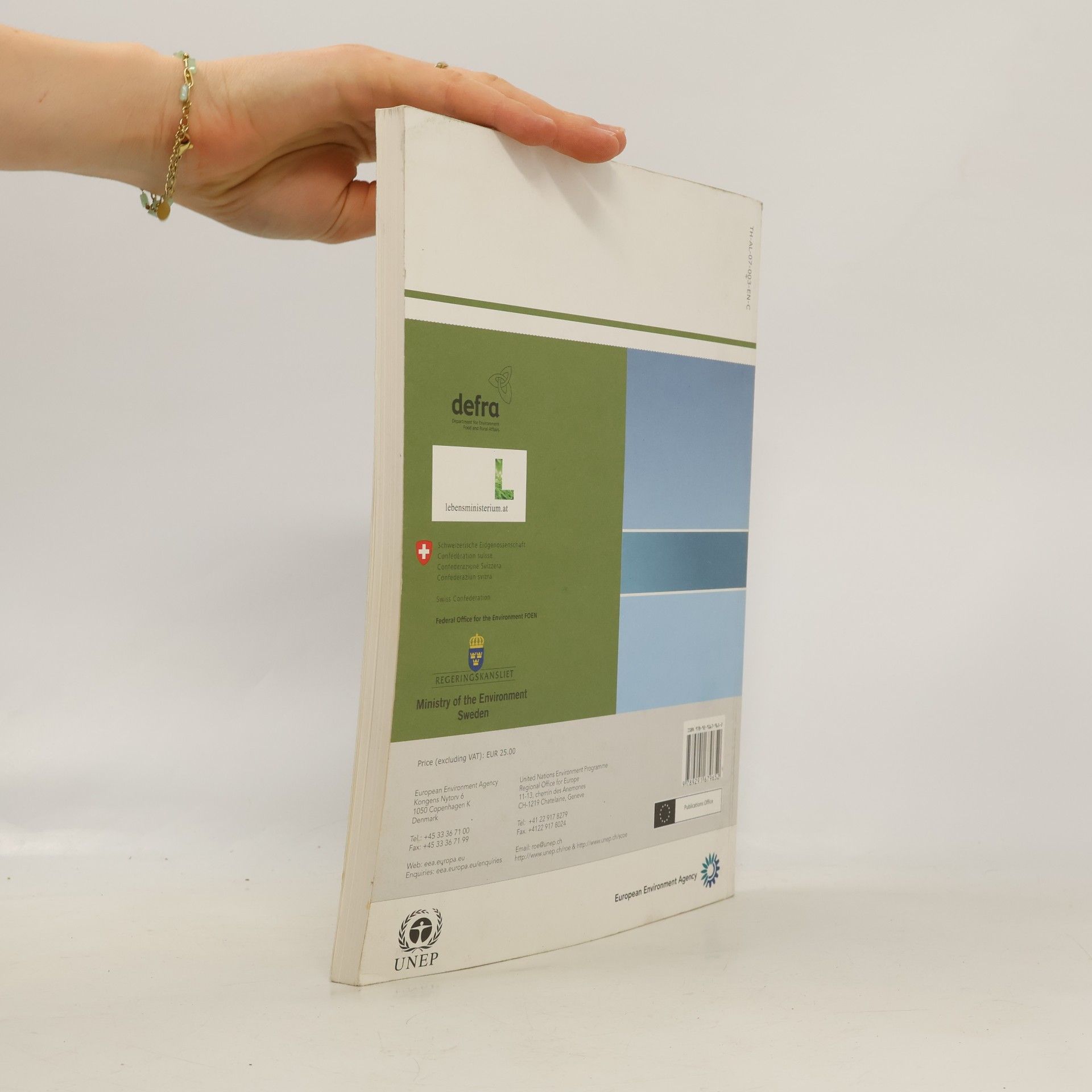 EEA Report - 3: Sustainable Consumption and Production in South East Europe and Eastern Europe, Caucasus and Central Asia