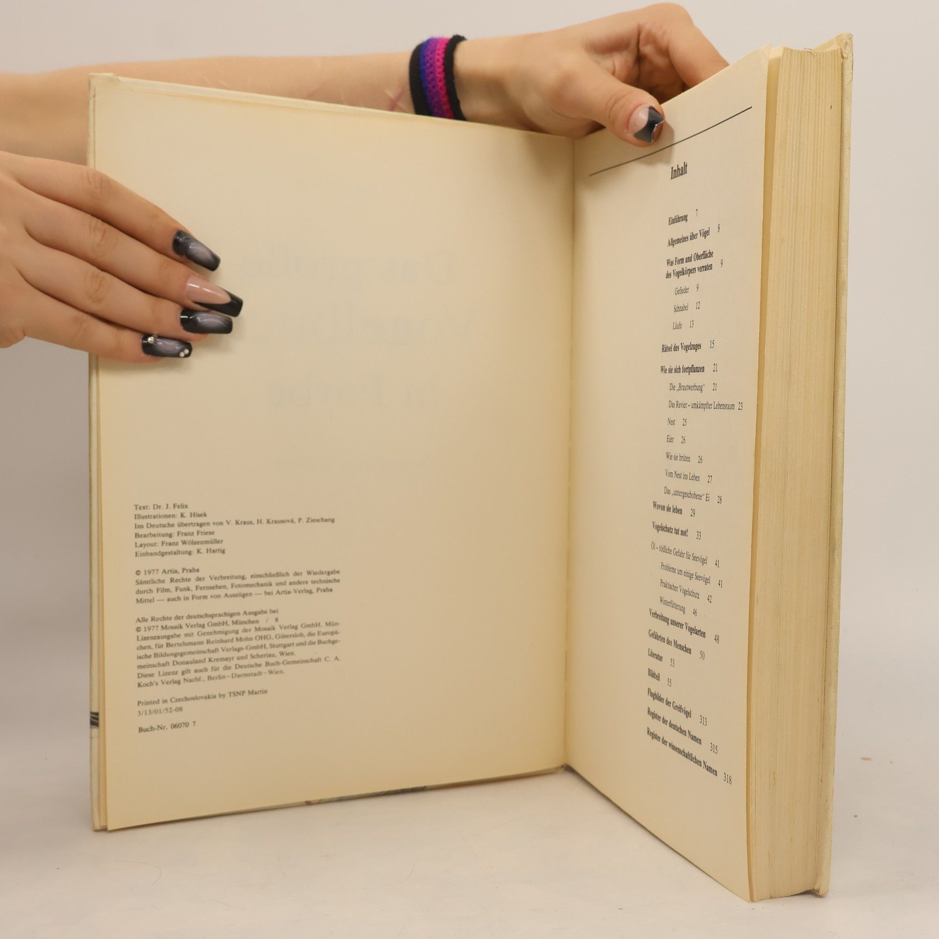 Jiří Felix Das große Vogelbuch in Farbe