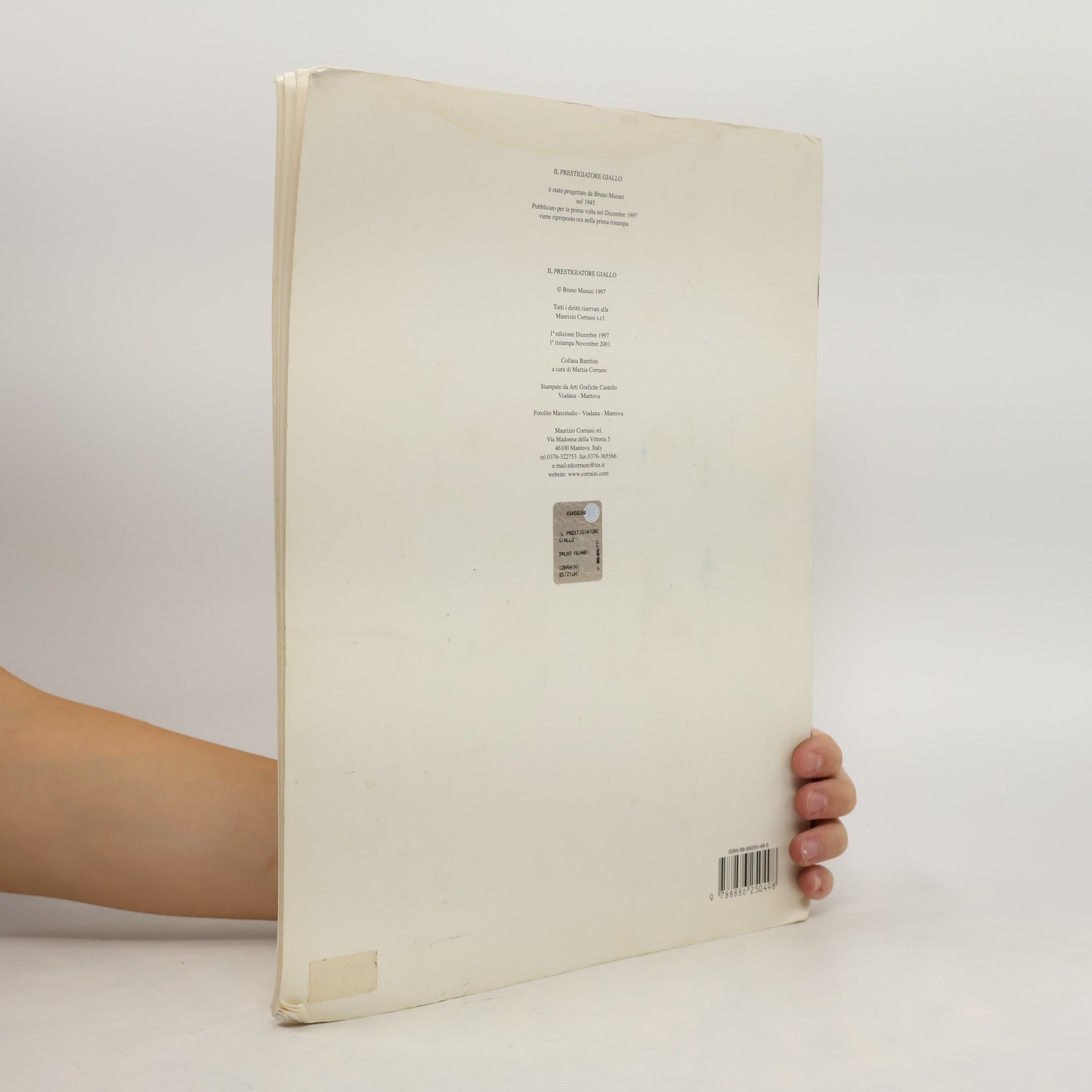 Bruno Munari Il prestigiatore giallo