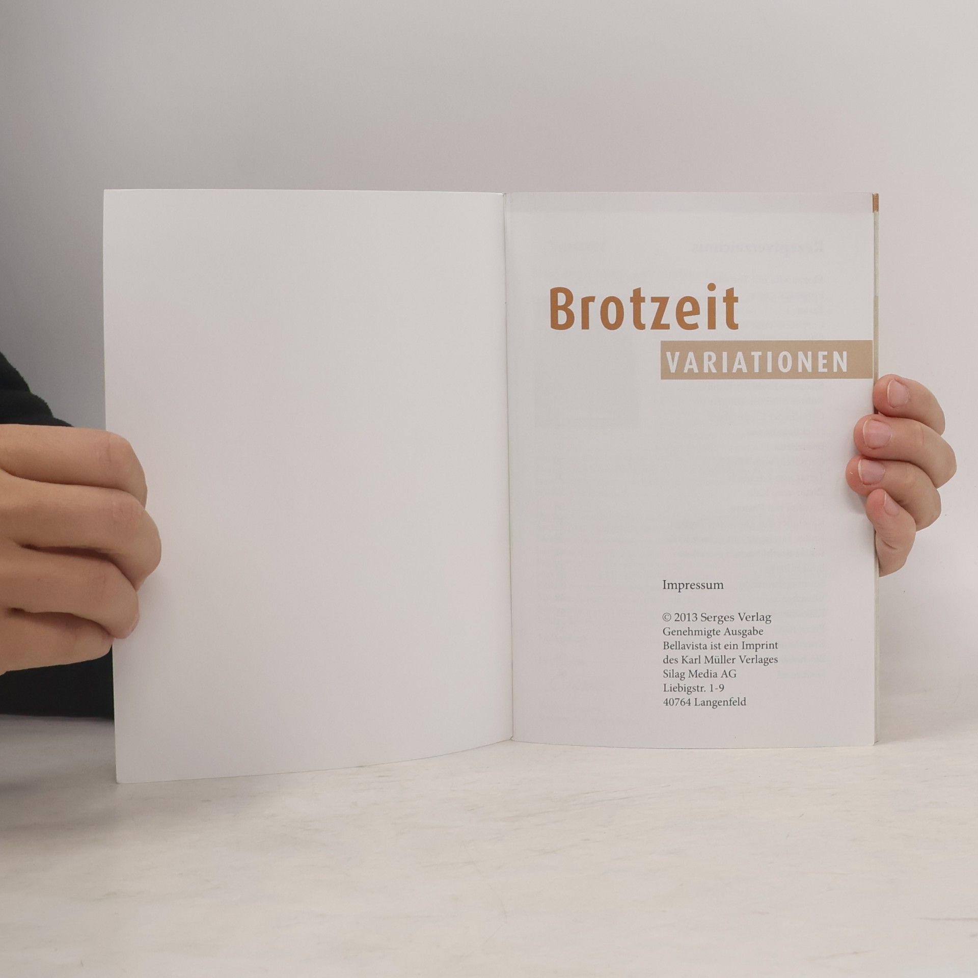 Bellavista Kochbuch lecker und einfach - Brotzeit Variationen