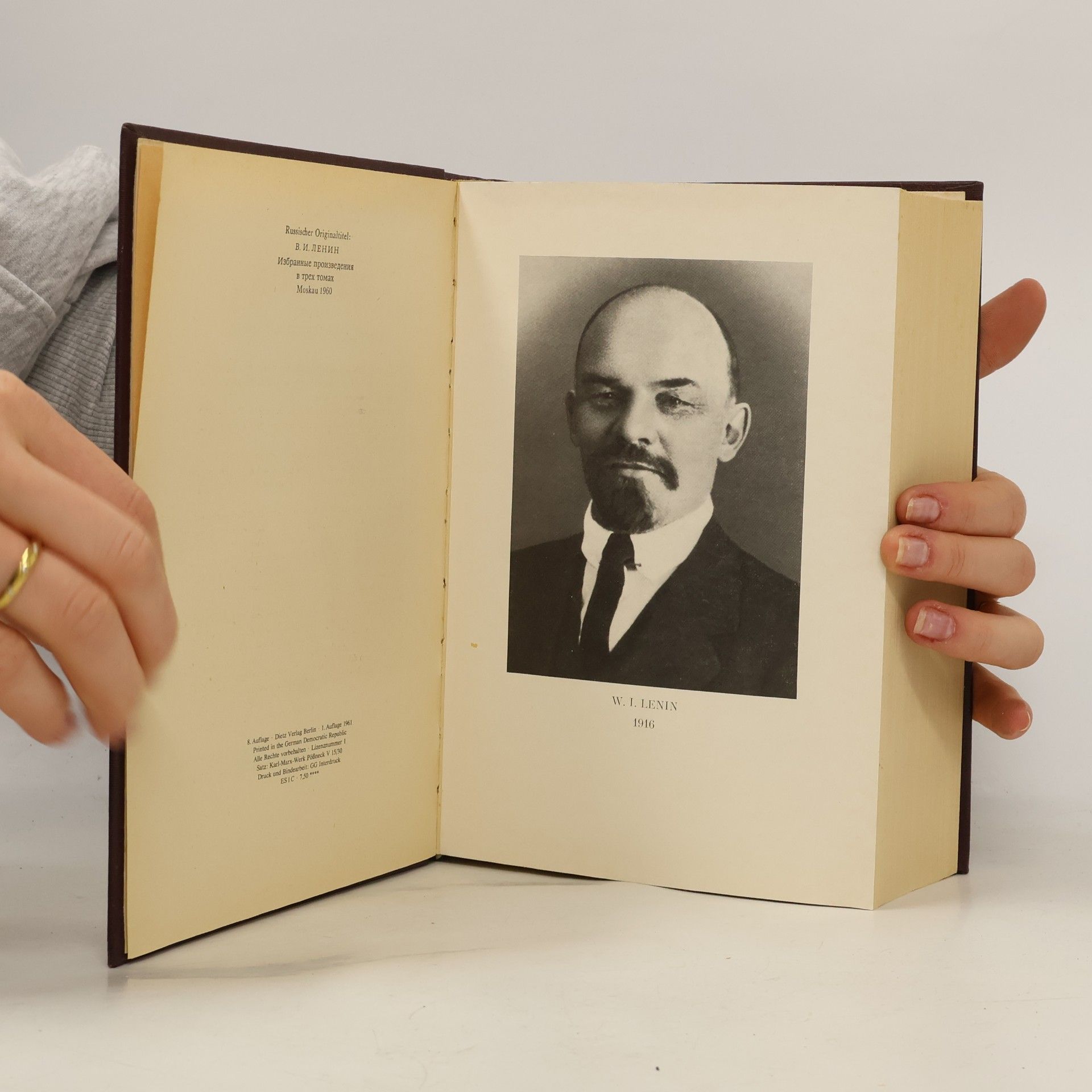 Vladimir Iljič Lenin Ausgewählte Werke I