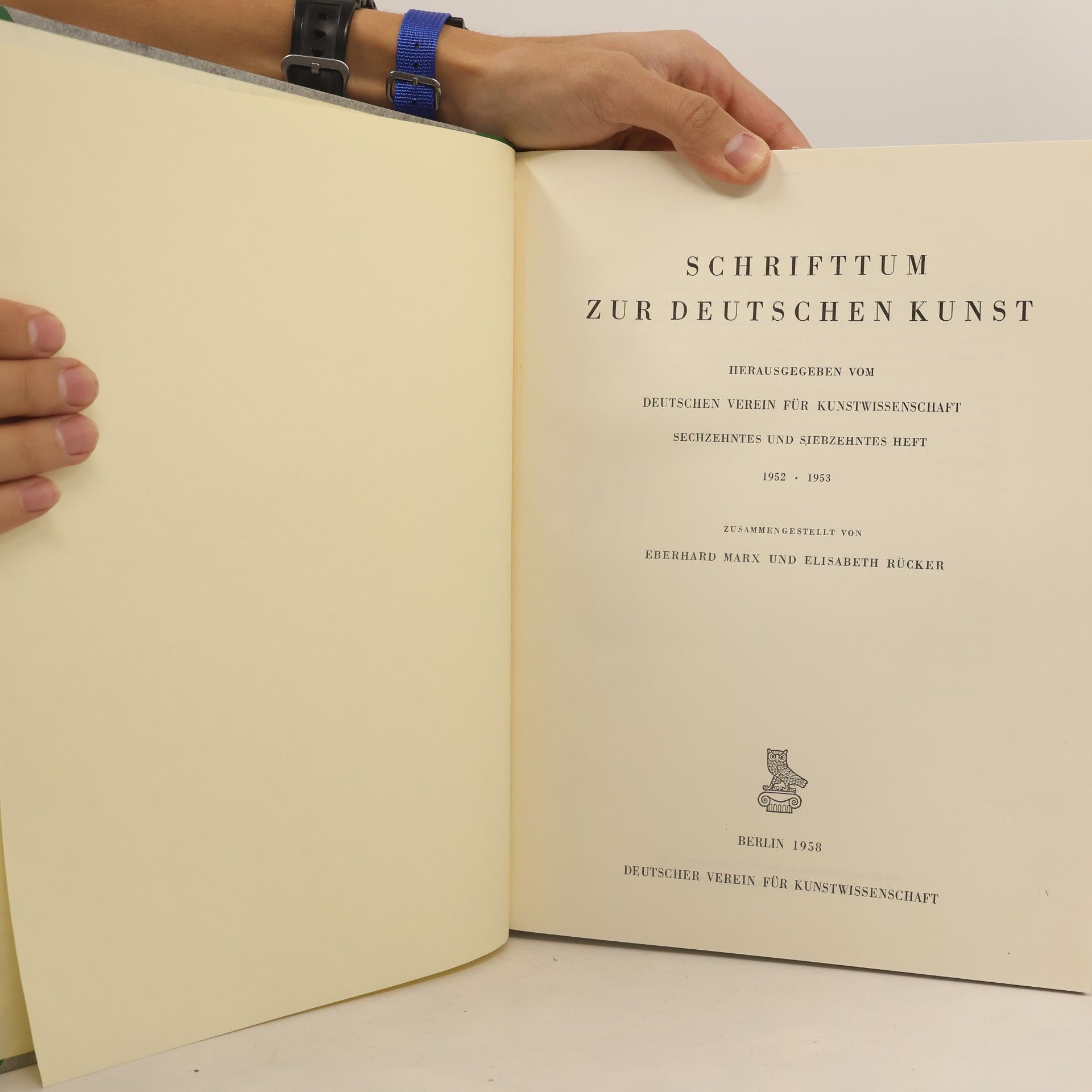 kolektiv Schrifttum zur deutschen kunst