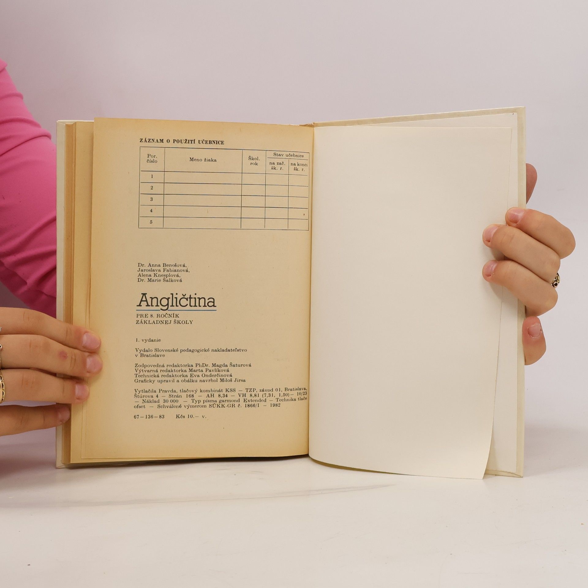 Anna Benešová Angličtina pro 8. ročník základní školy
