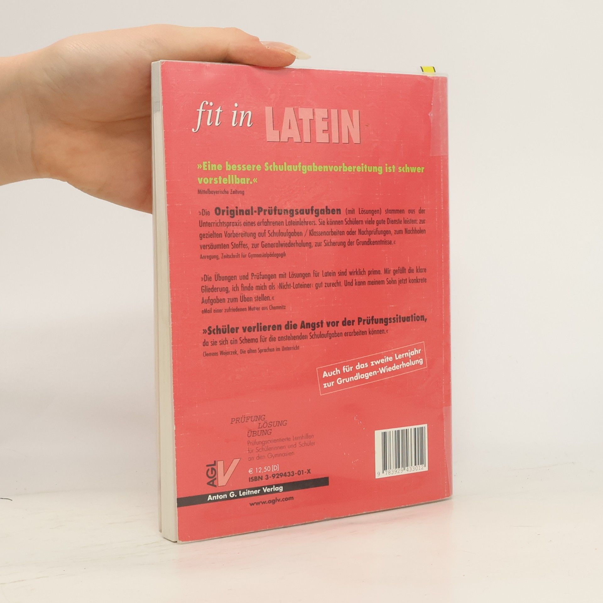 Anton Leitner Latein als 2. Fremdsprache, 1. Lernjahr, Vollständige Neuausgabe