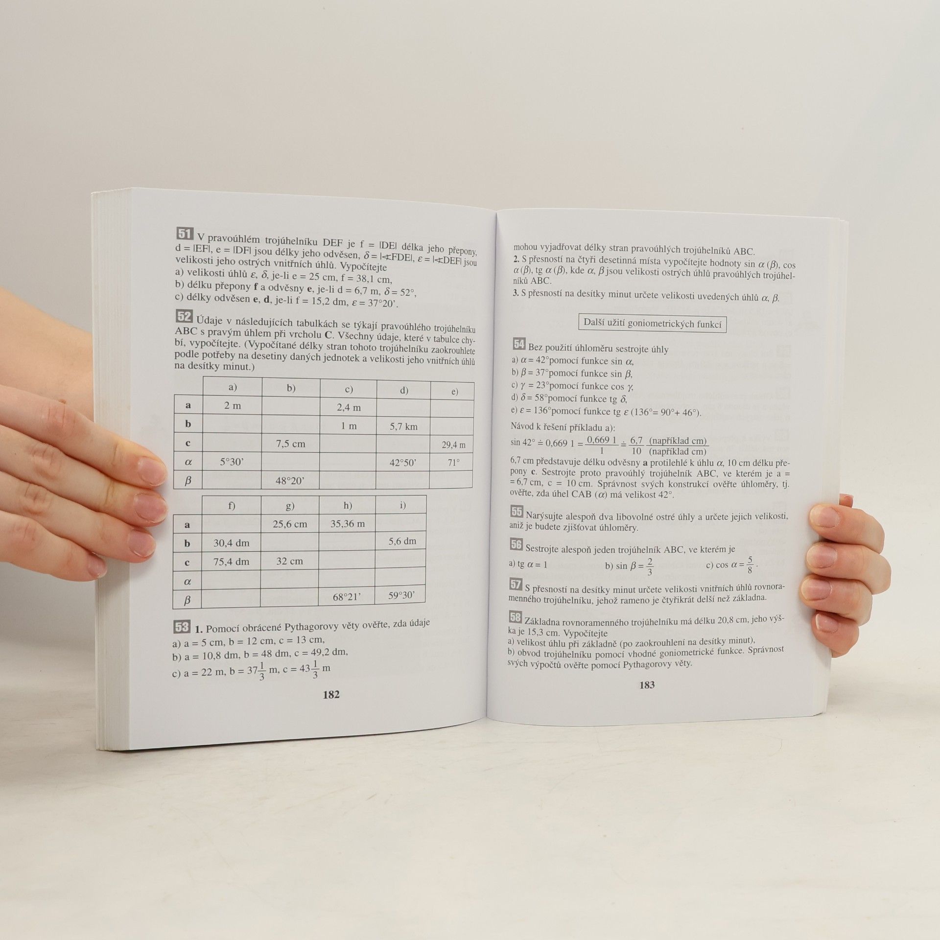 Josef Trejbal Sbírka úloh z matematiky II. Pro 8. a 9. ročník základní školy