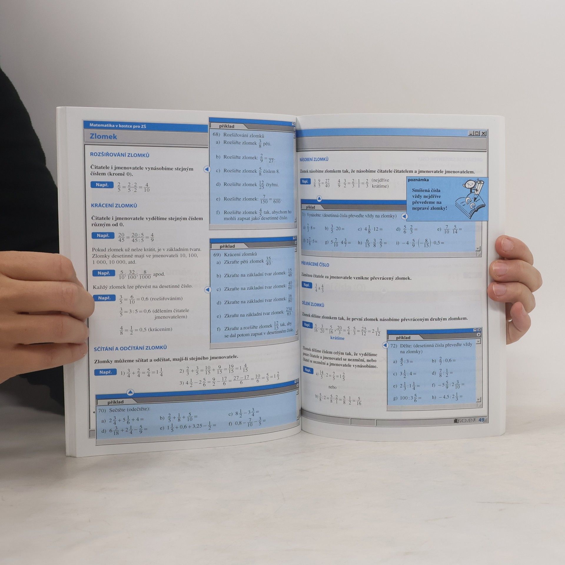 Jaroslav Eisler Matematika v kostce : pro základní školy a nižší ročníky víceletých gymnázií