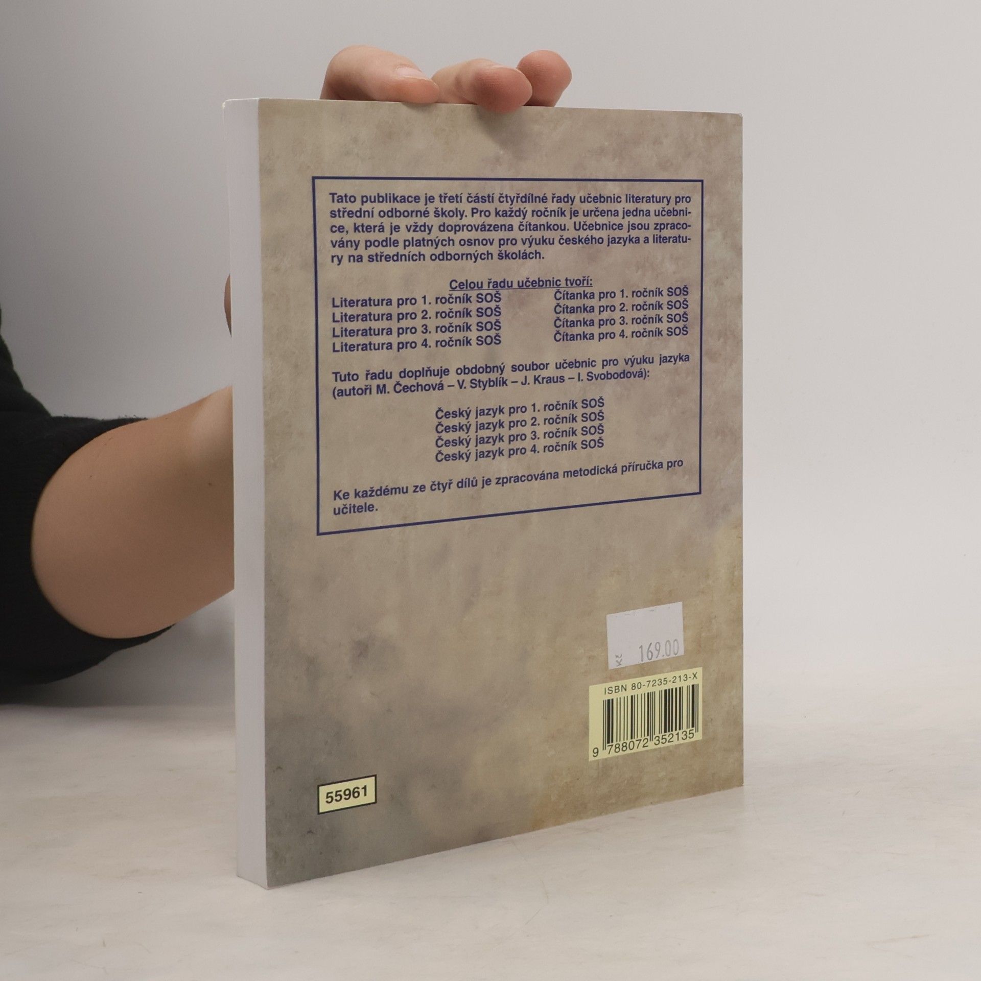 Josef Soukal Literatura pro 3. ročník středních odborných škol