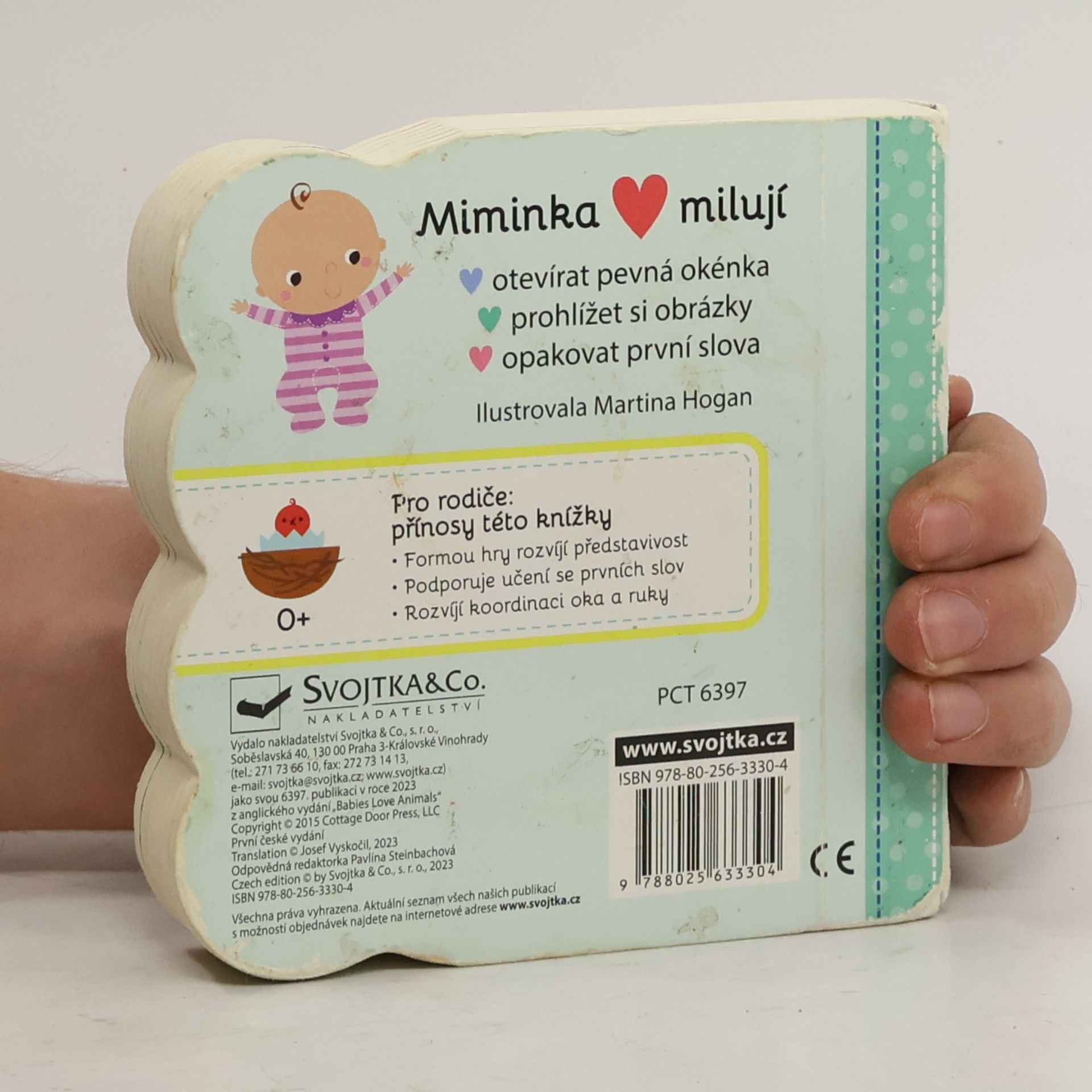 Svojtka&Co. Miminka milují Zvířata - Knížka s okénky