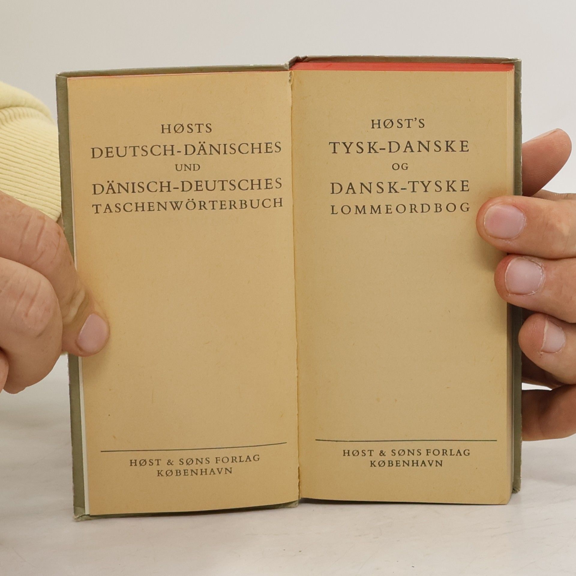 Autorenkollektiv Høsts Lommeordbøger Tysk dansk - dansk tysk
