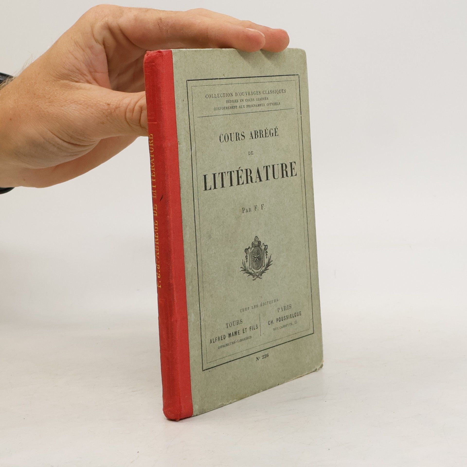 Various authors Cours abrégé de littérature