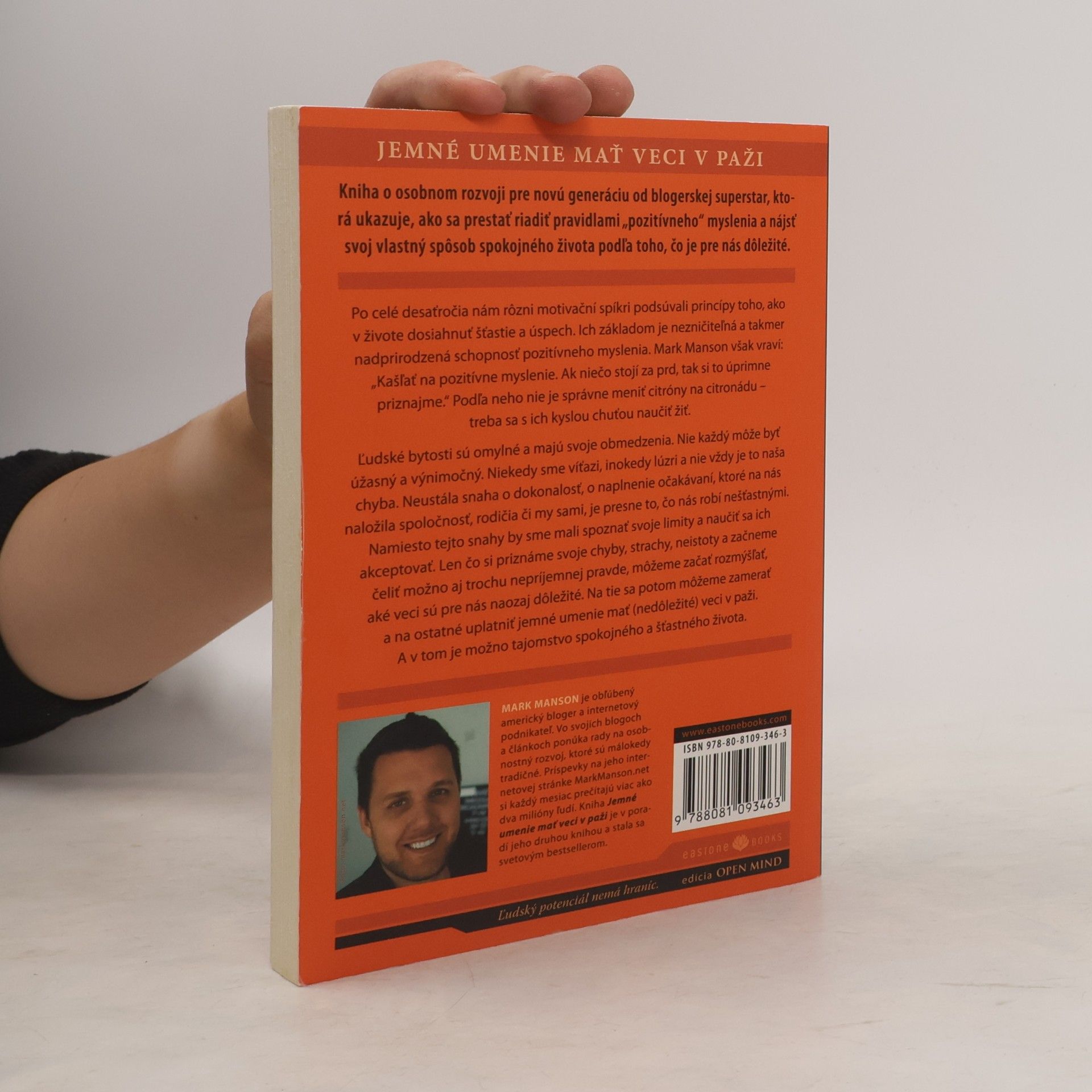 Mark Manson Jemné umenie mať veci v p**i