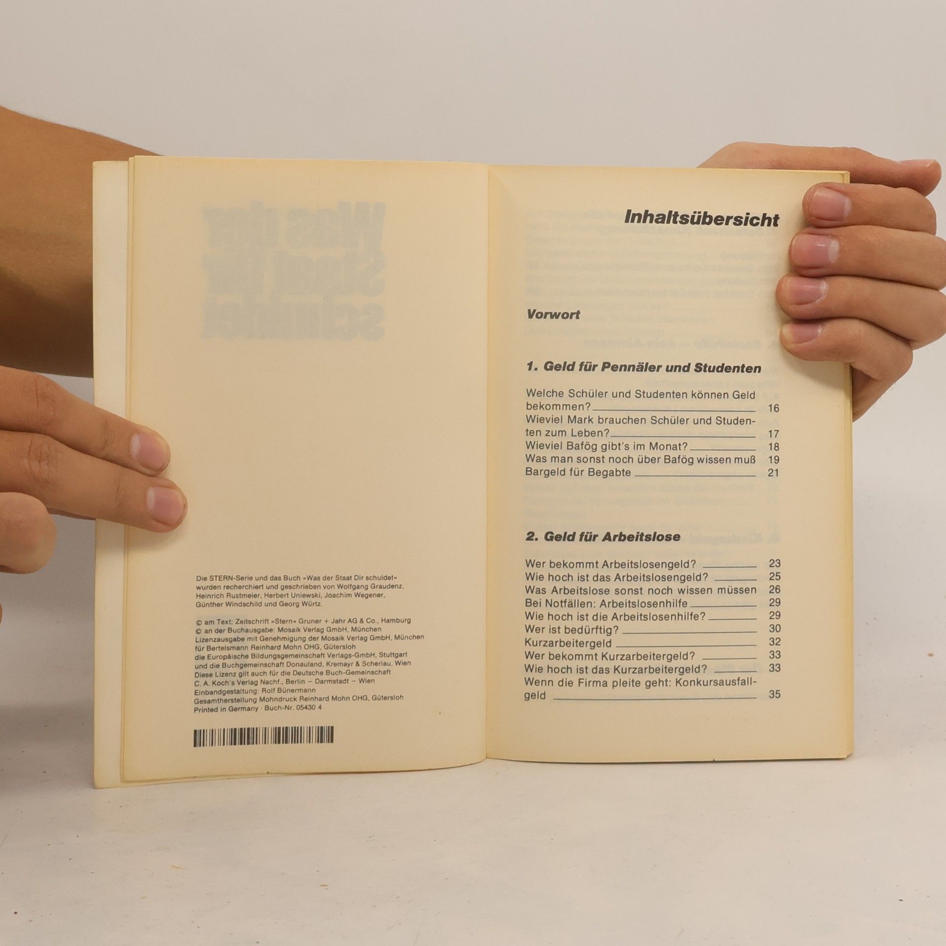 Autorenkollektiv Was der Staat Dir schuldet