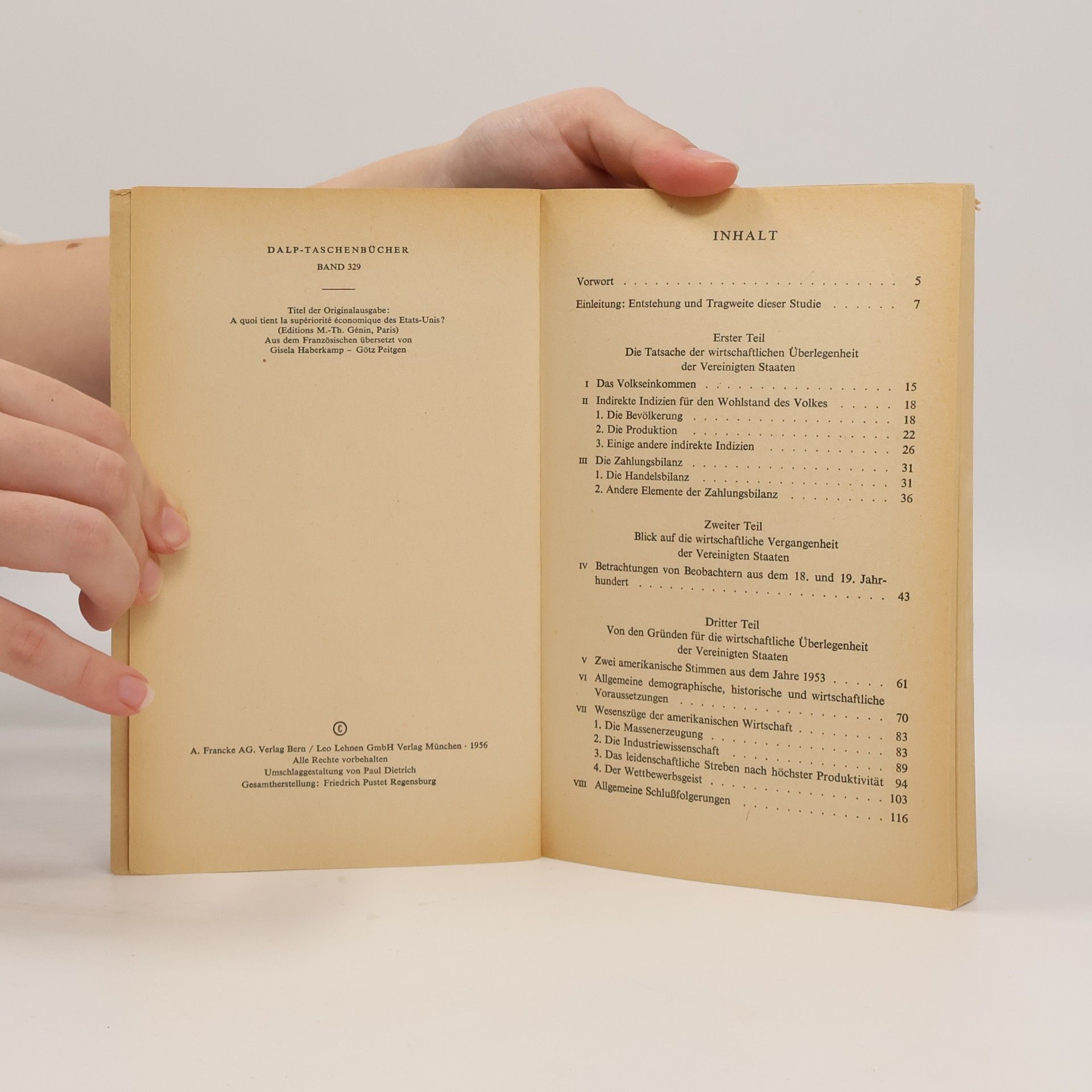 William E. Rappard Die Ursachen der wirtschaftlichen Überlegenheit der Vereinigten Staaten