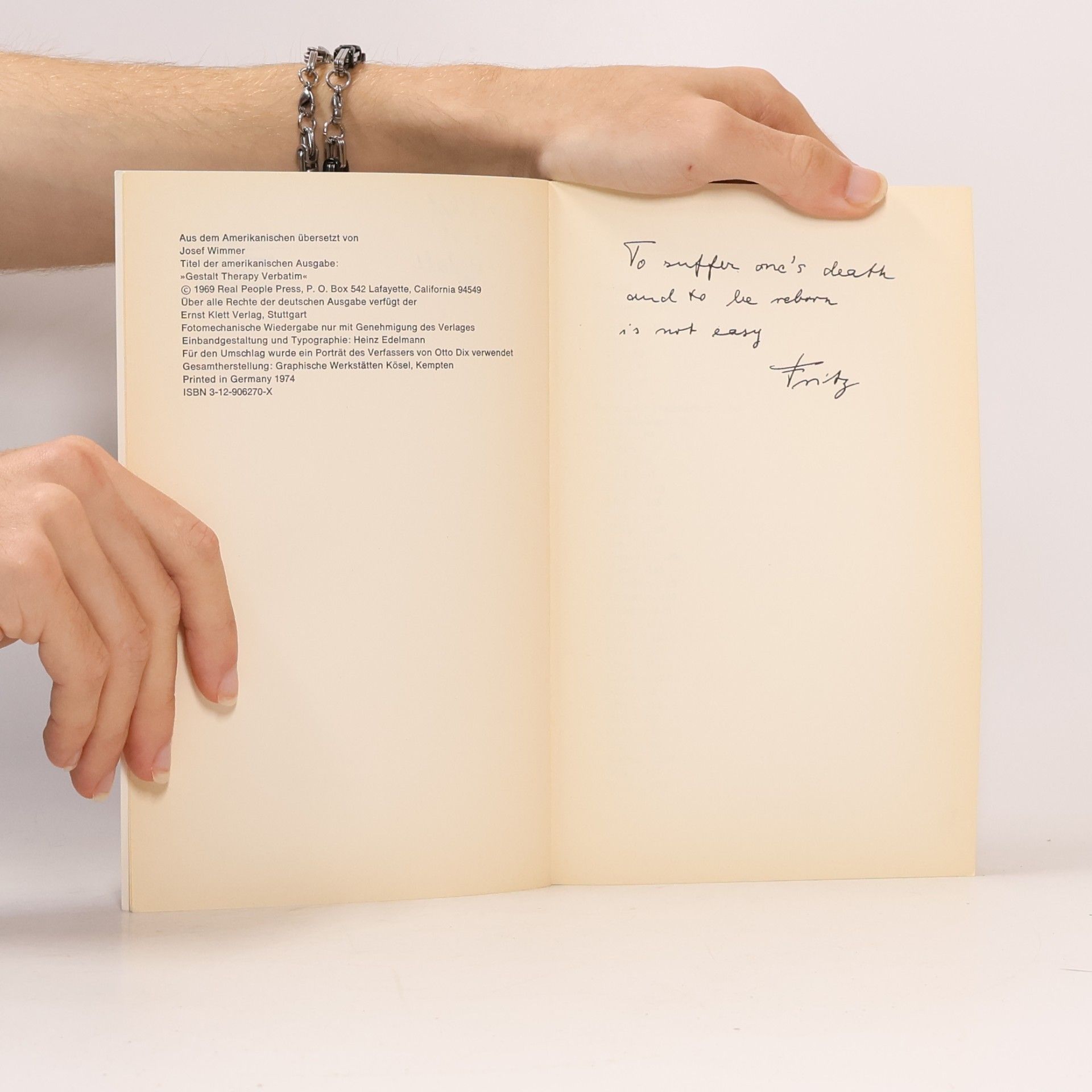 Frederick Salomon Perls Gestalt-Therapie in Aktion