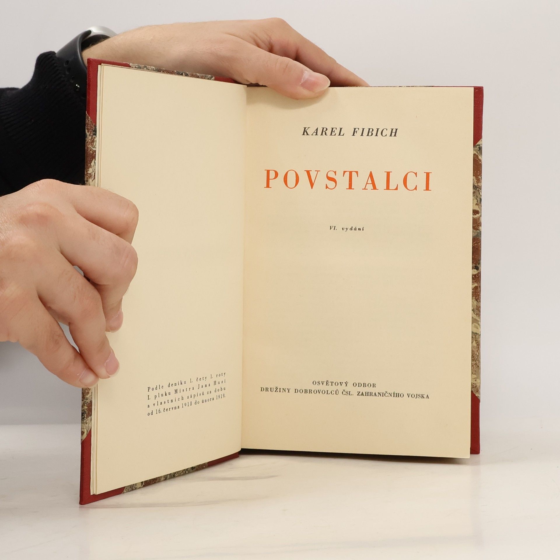 Karel Fibich Povstalci