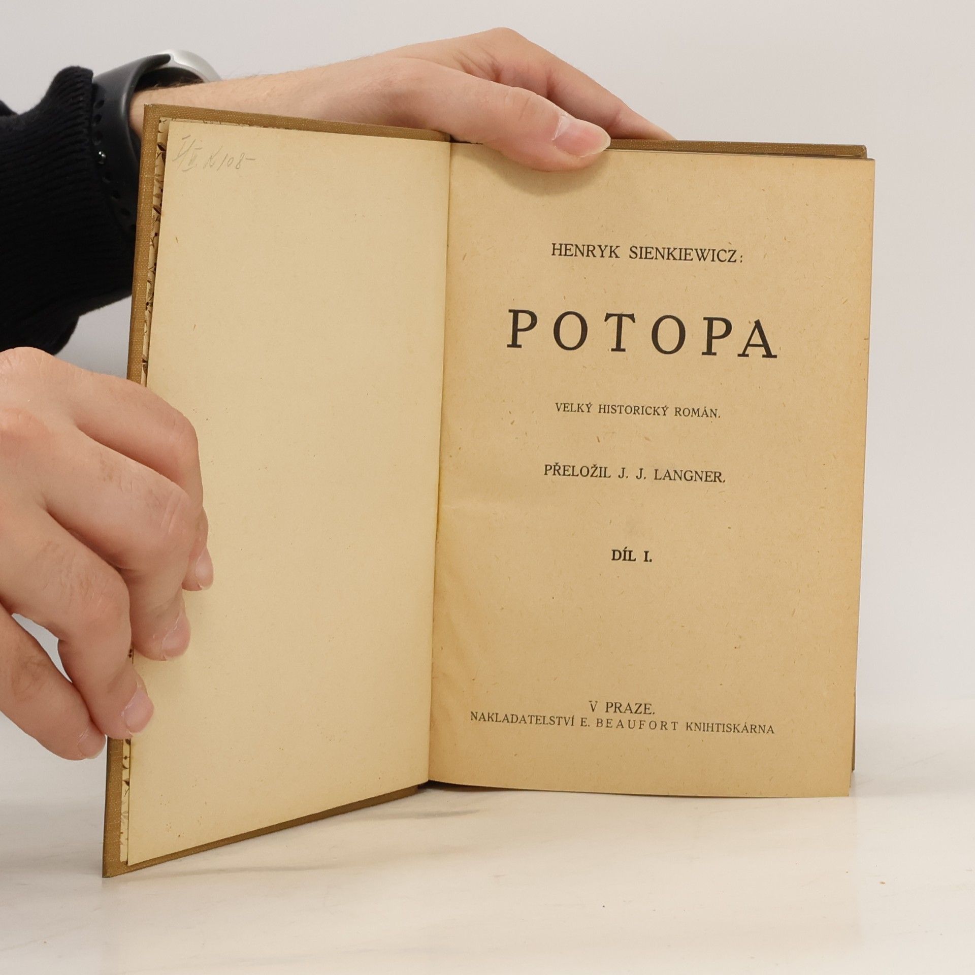 Henryk Sienkiewicz Potopa I.-II. (dva díly v jednom svazku)