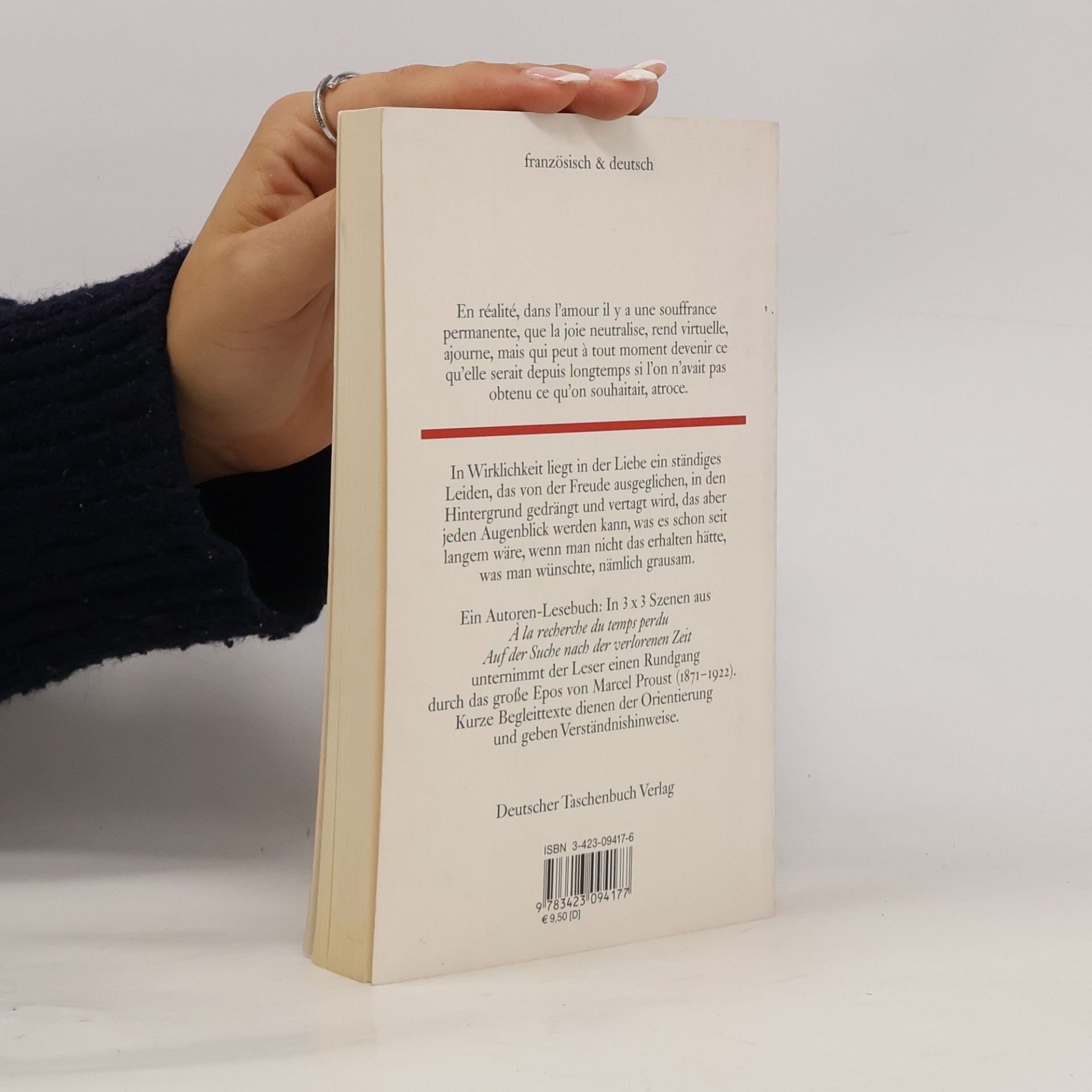 Bernd-Jürgen Fischer Marcel Proust Lesebuch: Trois places, trois femmes, trois métiers
