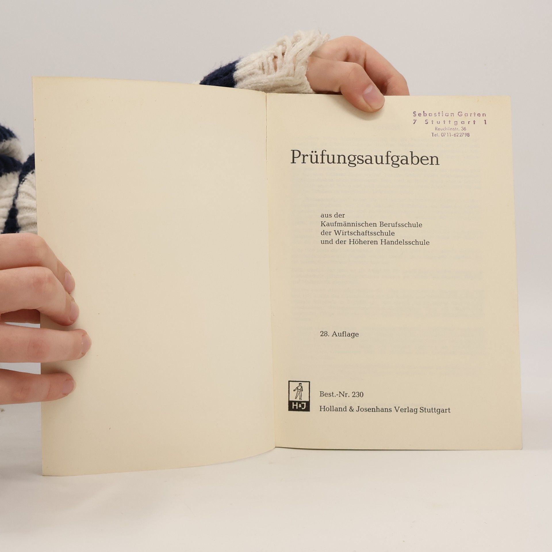 Various authors Prüfungsaufgaben
