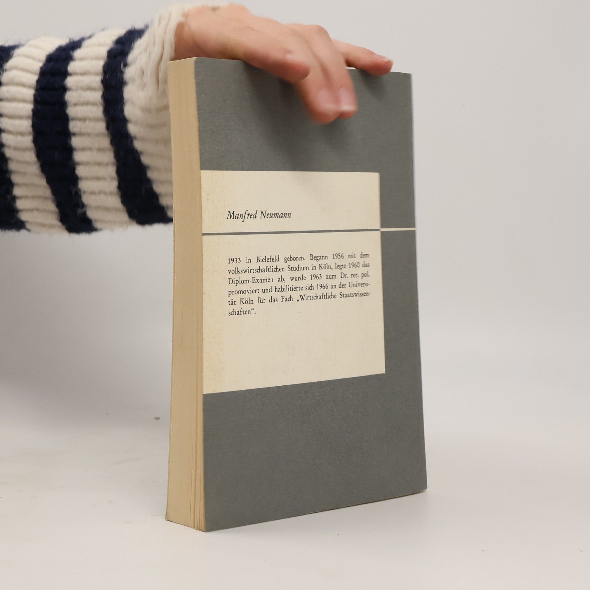 Manfred Neumann Kapitalbildung, Wettbewerb und ökonomisches Wachstum