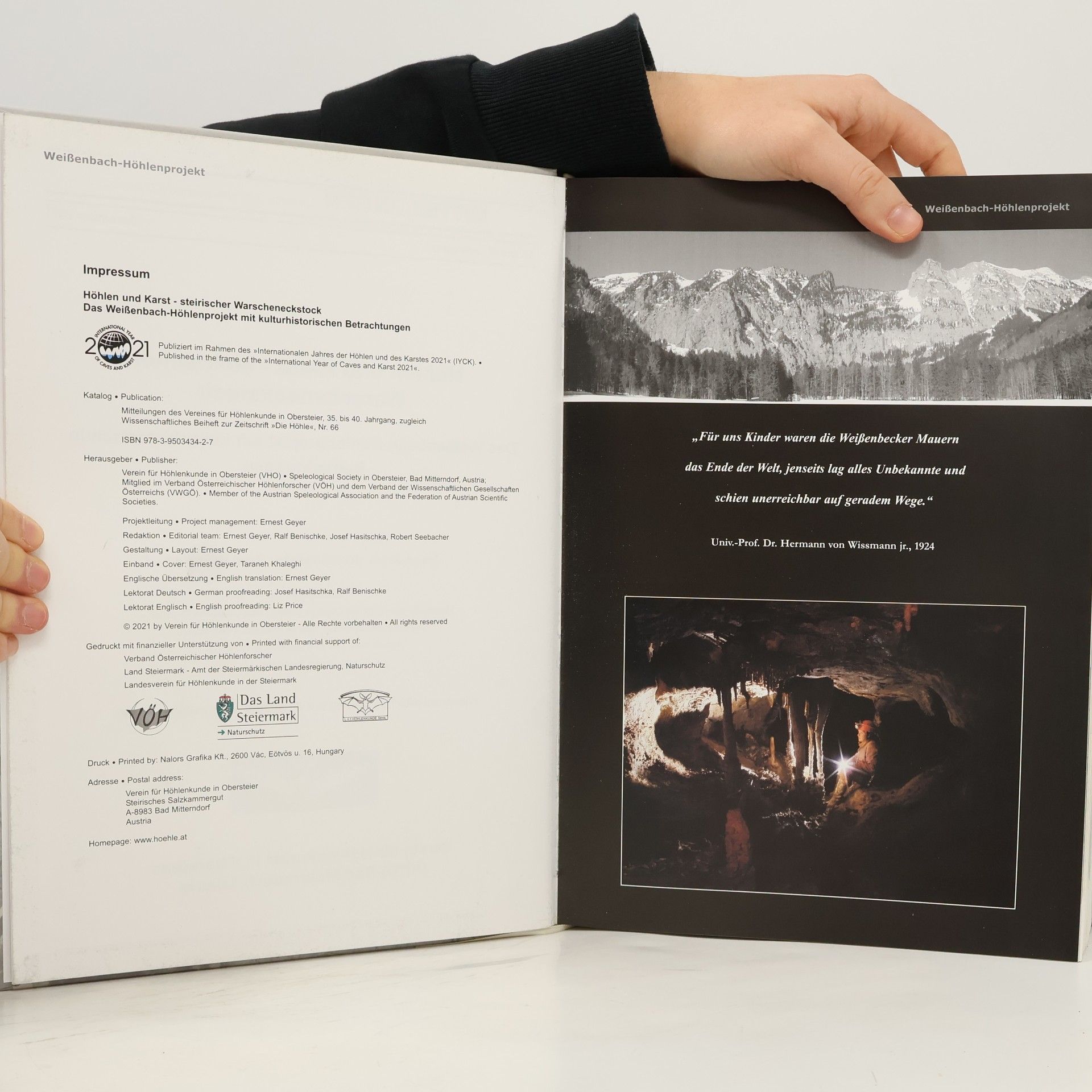 Ernest Geyer Höhlen und Karst – steirischer Warscheneckstock
