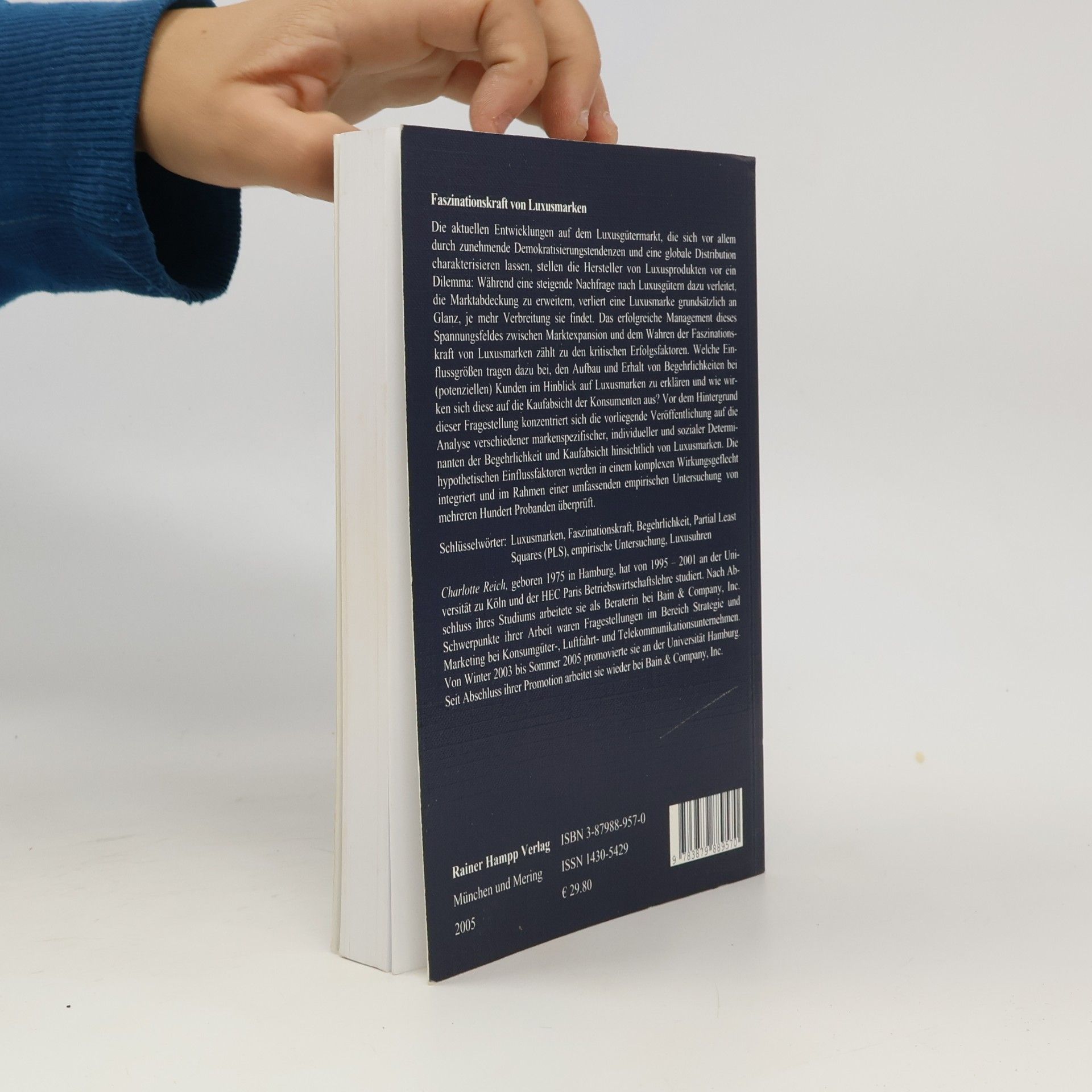 Charlotte Reich Hamburger Schriften zur Marketingforschung: Faszinationskraft von Luxusmarken