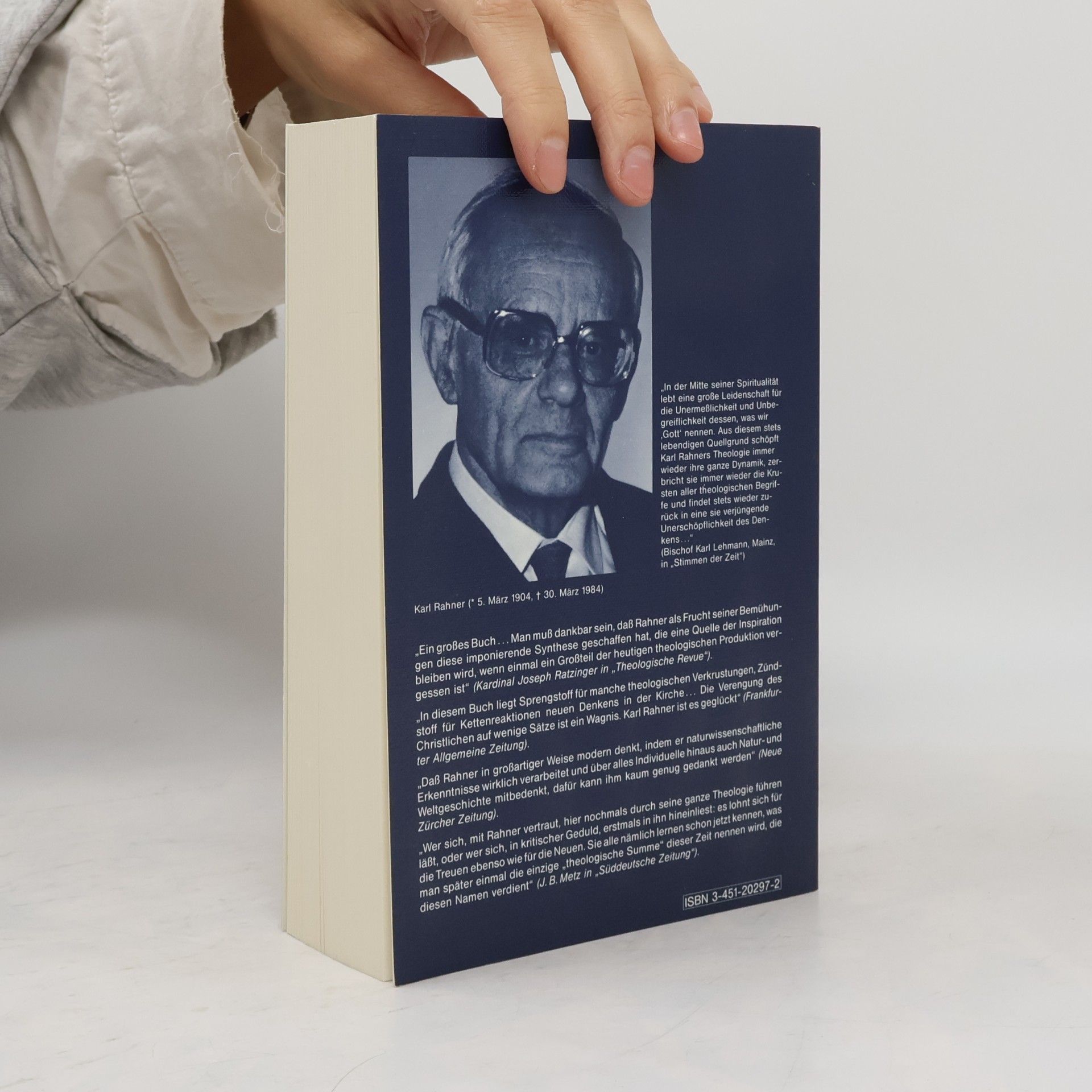 Karl Rahner Grundkurs des Glaubens