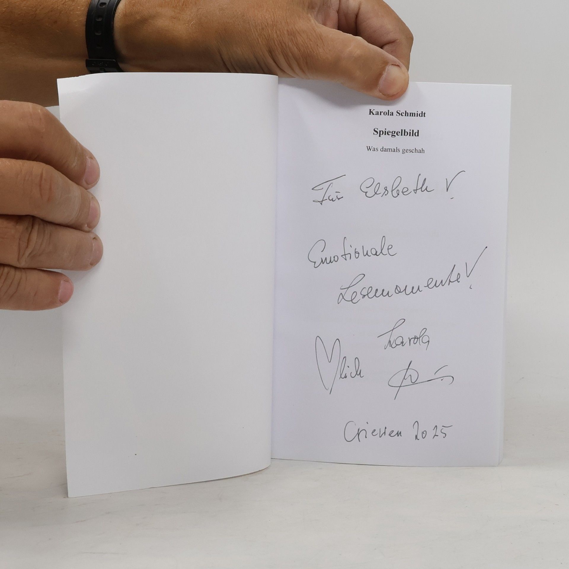 Karola Schmidt Spiegelbild. Was damals geschah